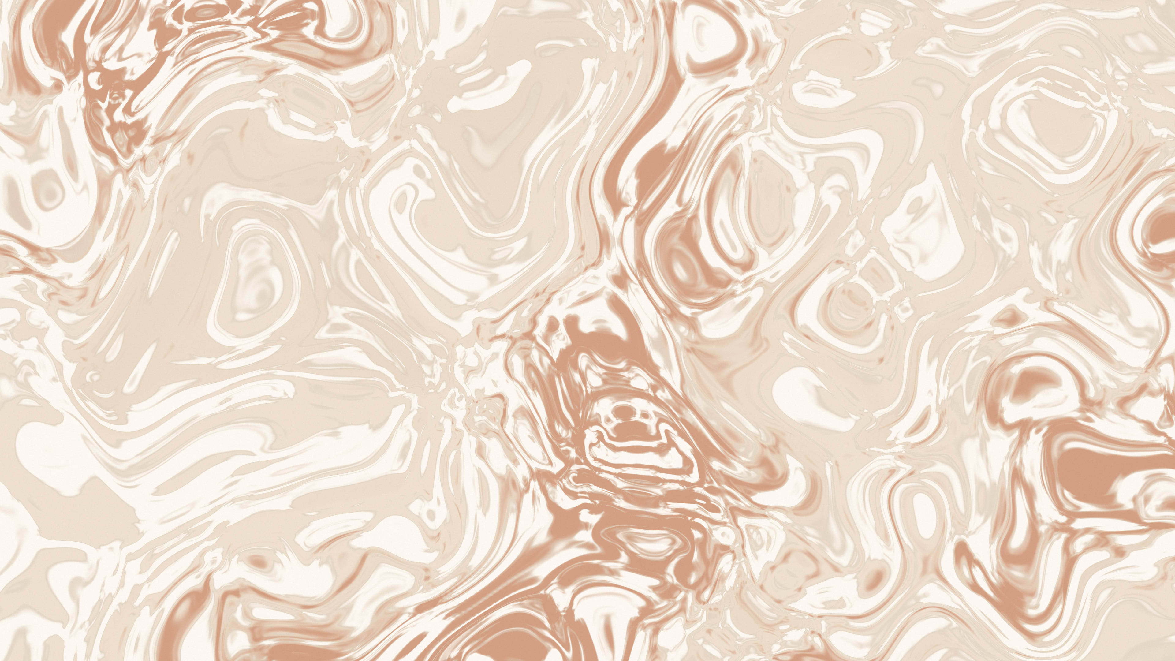 Boho Neutral Liquid Marble desktop wallpaper in 4K