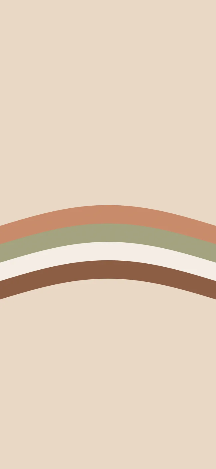 Boho Neutral Retro Stripe wallpaper for iPhone and Android