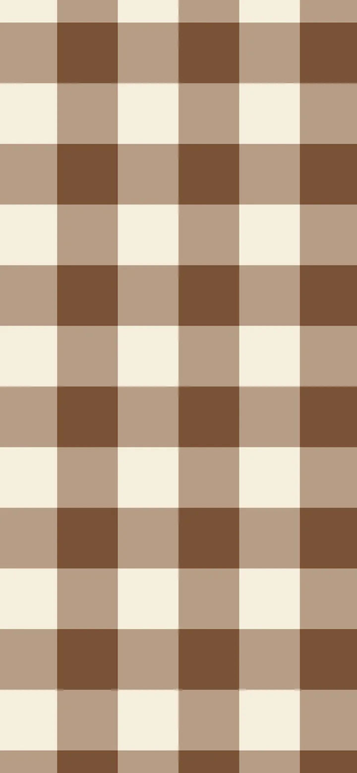 Brown and Cream Buffalo Check Plaid wallpaper for iPhone and Android