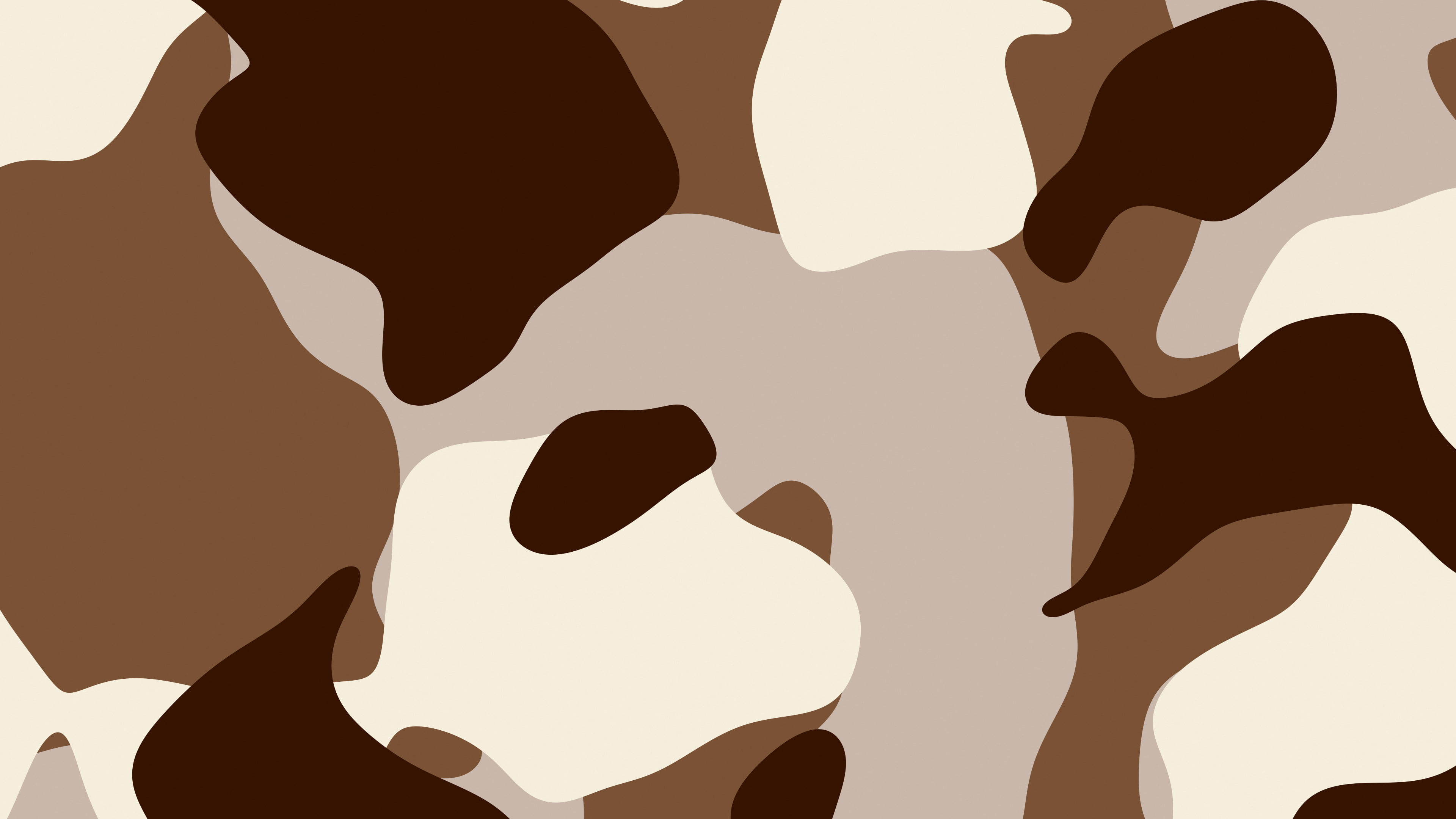 Brown and Cream Camo desktop wallpaper in 4K
