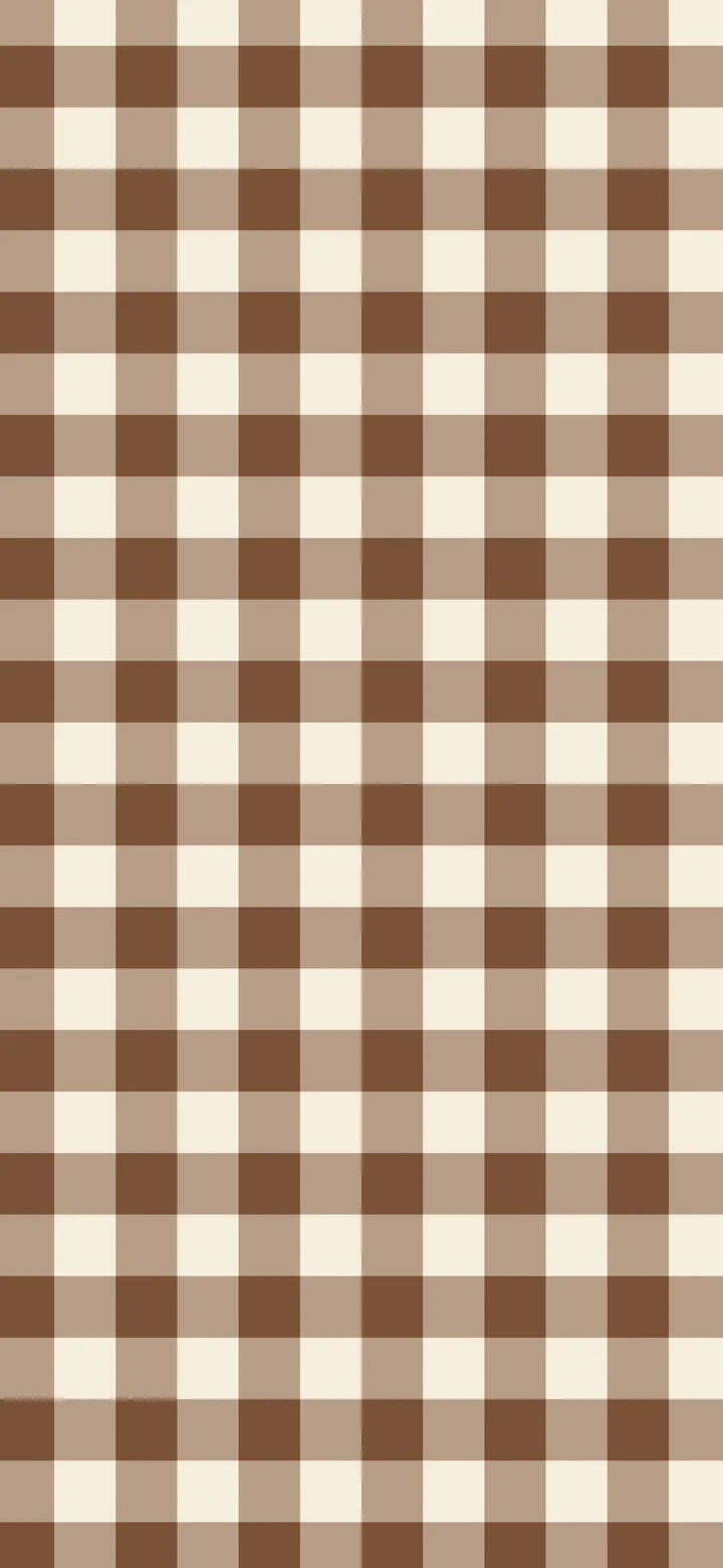 Brown and Cream Gingham wallpaper for iPhone and Android