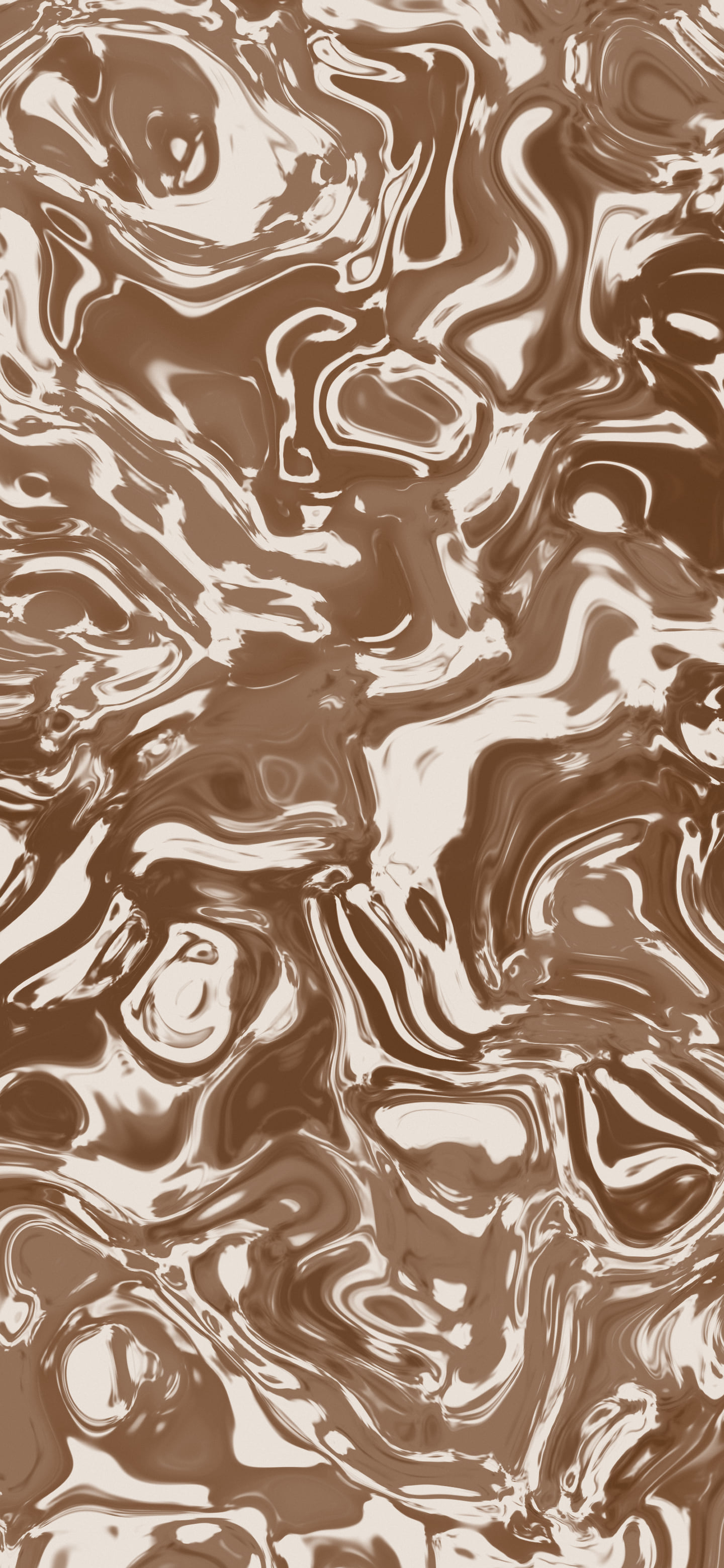 Brown and Cream Liquid Marble wallpaper for iPhone and Android