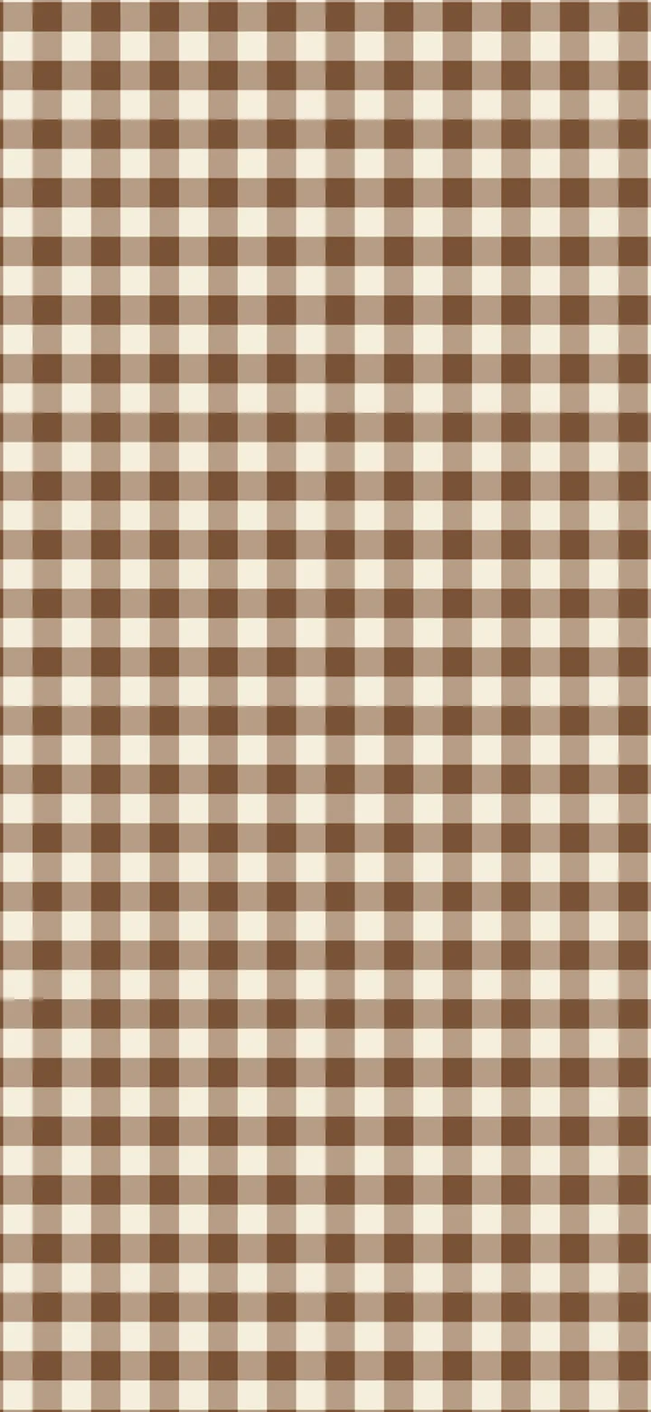 Brown and Cream Mini Gingham wallpaper for iPhone and Android