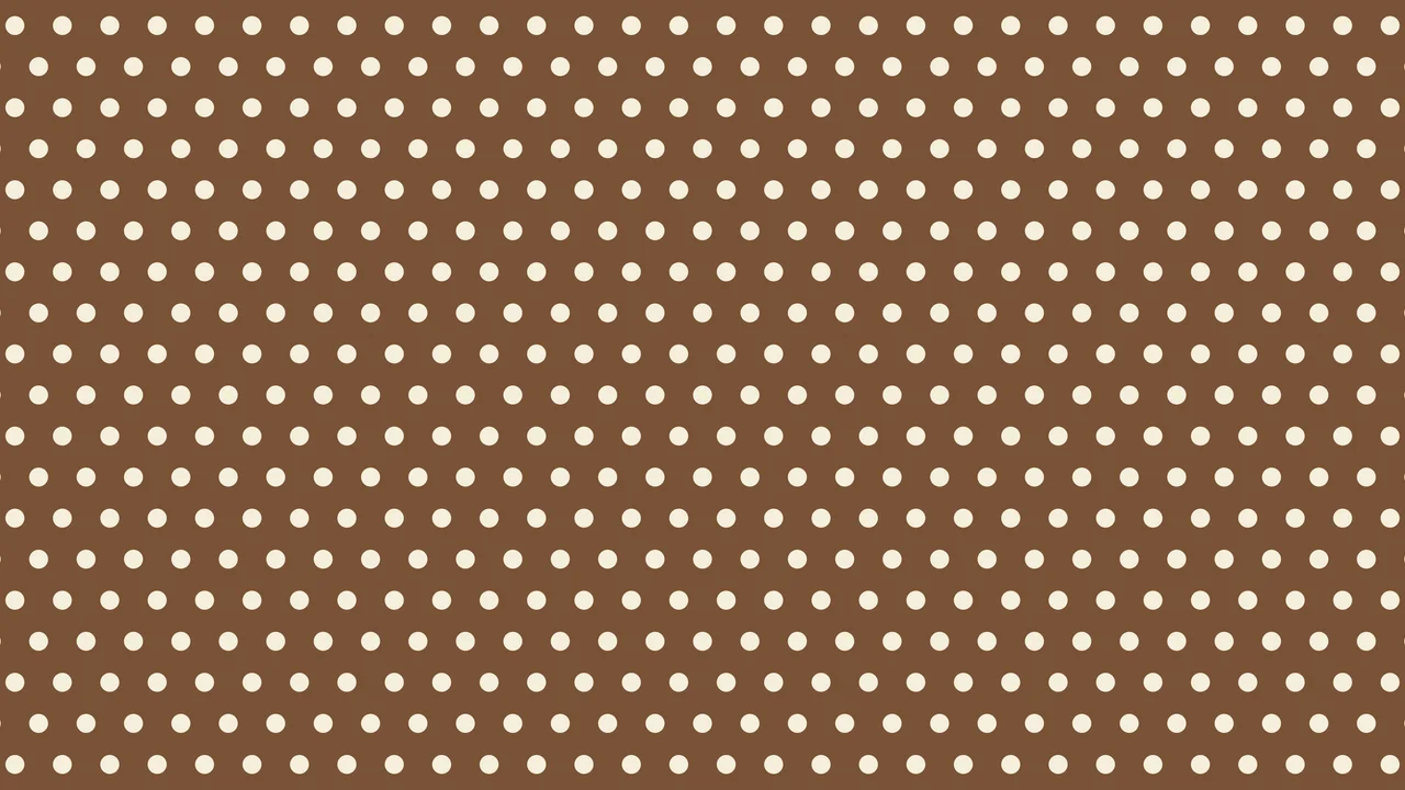 Brown and Cream Mini Polka Dot desktop wallpaper in 4K