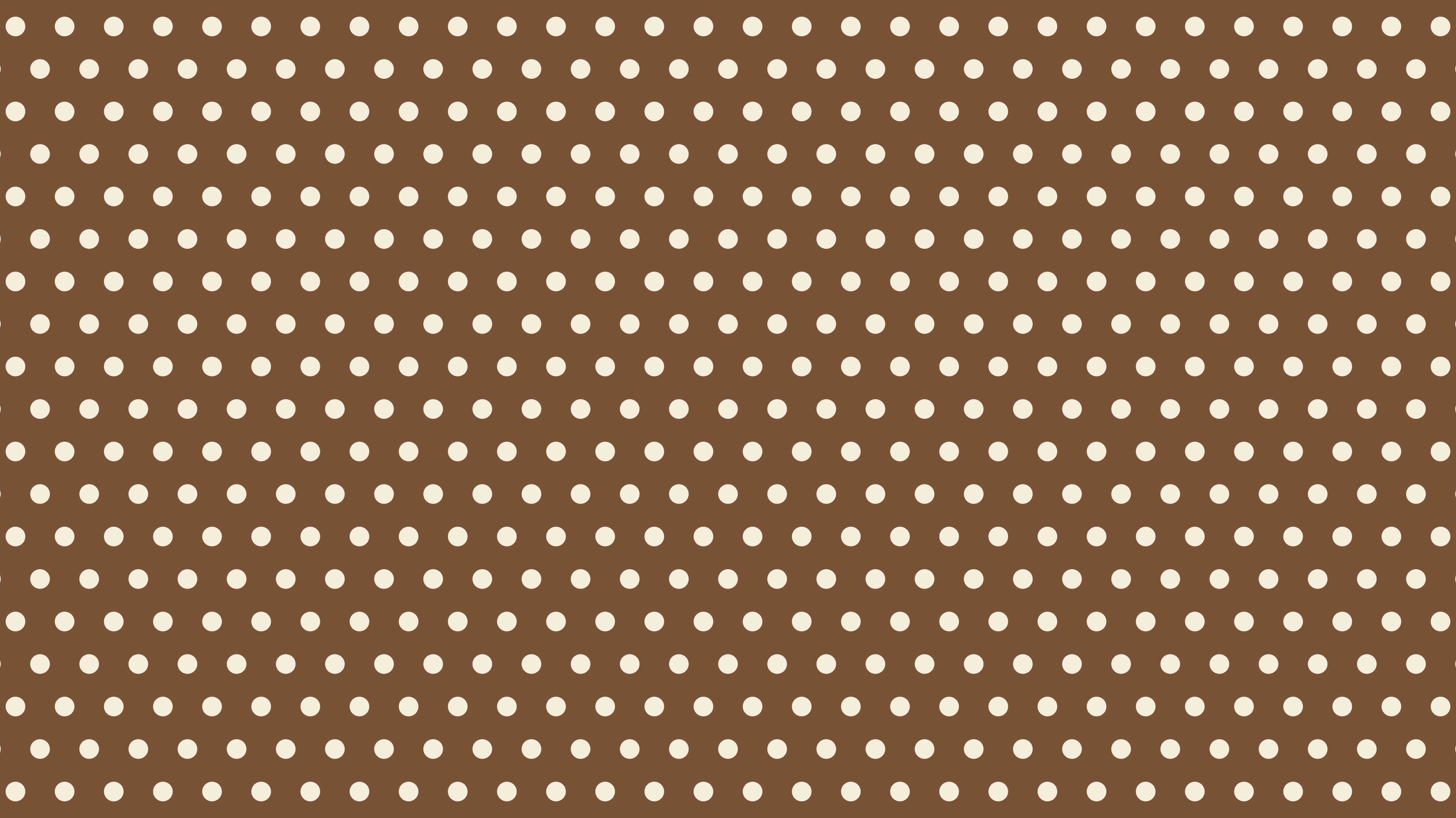 Brown and Cream Mini Polka Dot desktop wallpaper in 4K