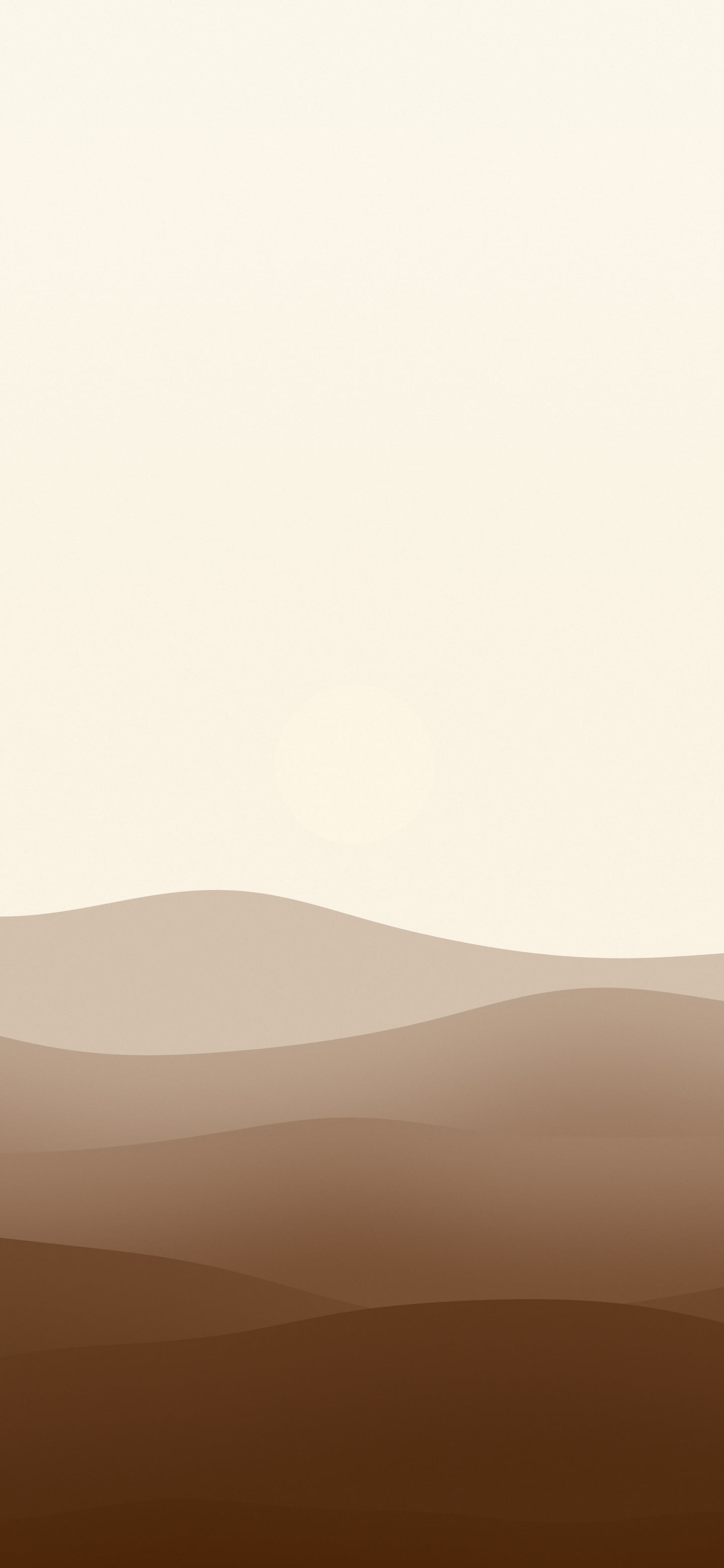 Brown and Cream Minimalist Desert Dunes wallpaper for iPhone and Android