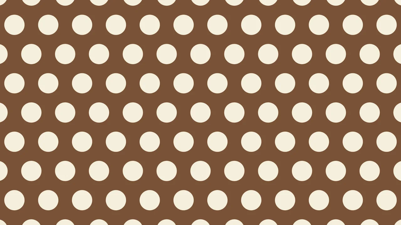 Brown and Cream Polka Dot desktop wallpaper in 4K