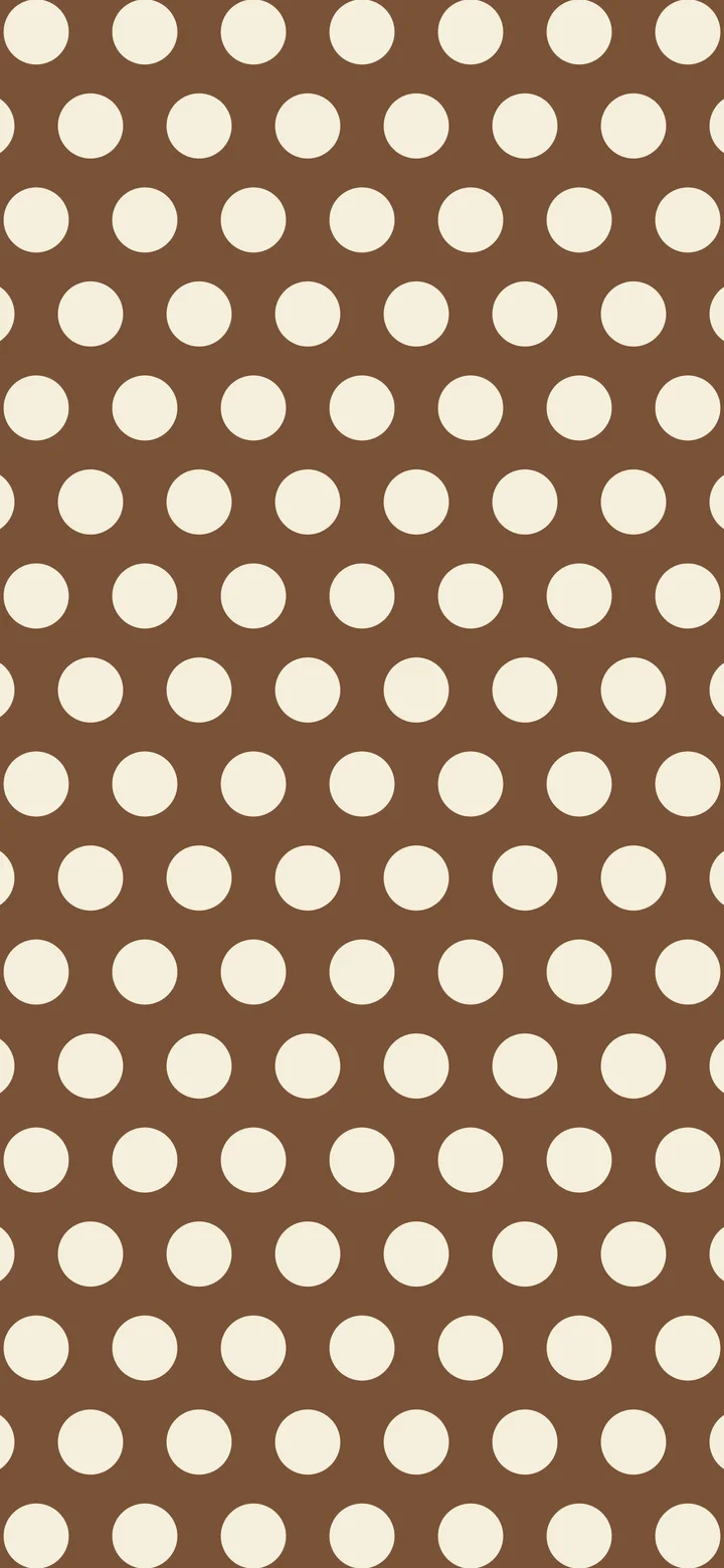 Brown and Cream Polka Dot wallpaper for iPhone and Android