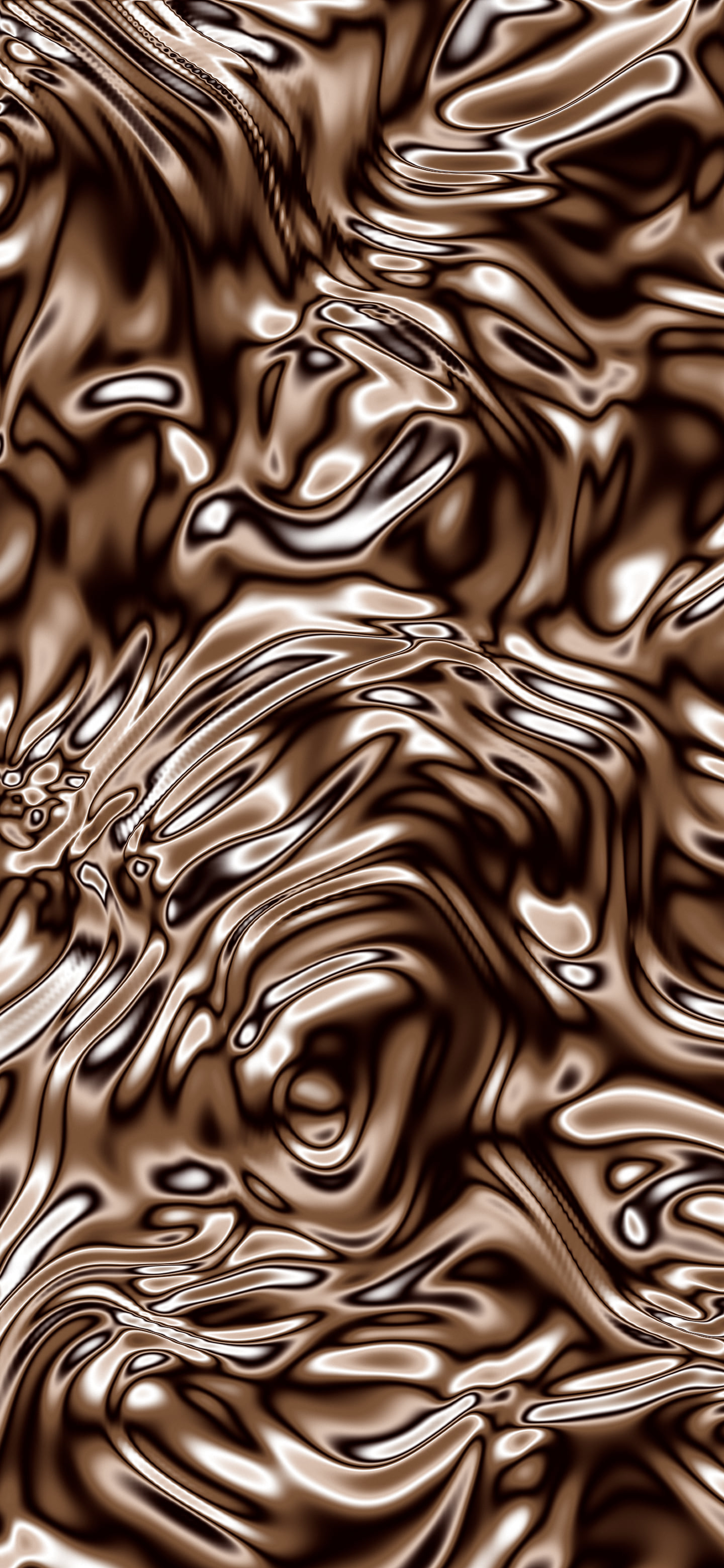Brown Liquid Chrome wallpaper for iPhone and Android