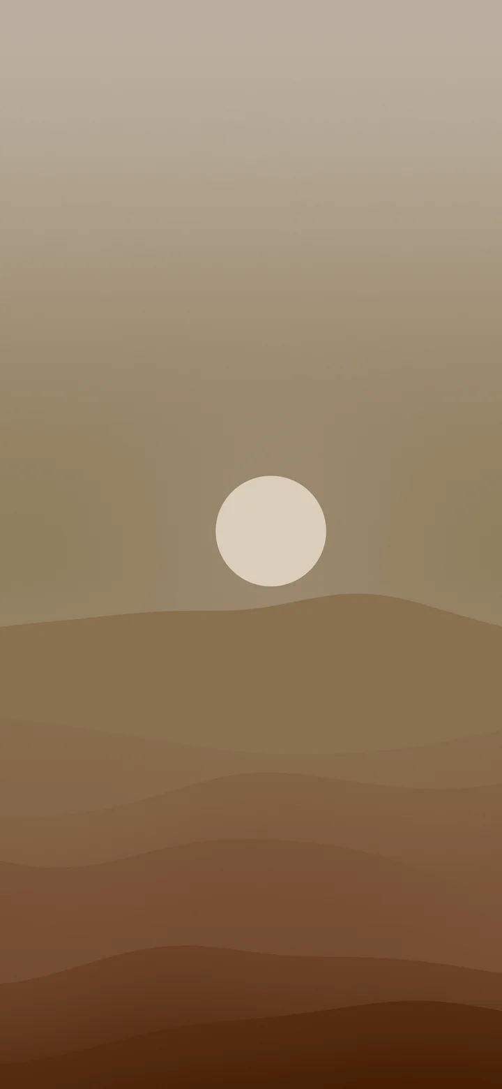 Brown Minimalist Desert Dunes wallpaper for iPhone and Android