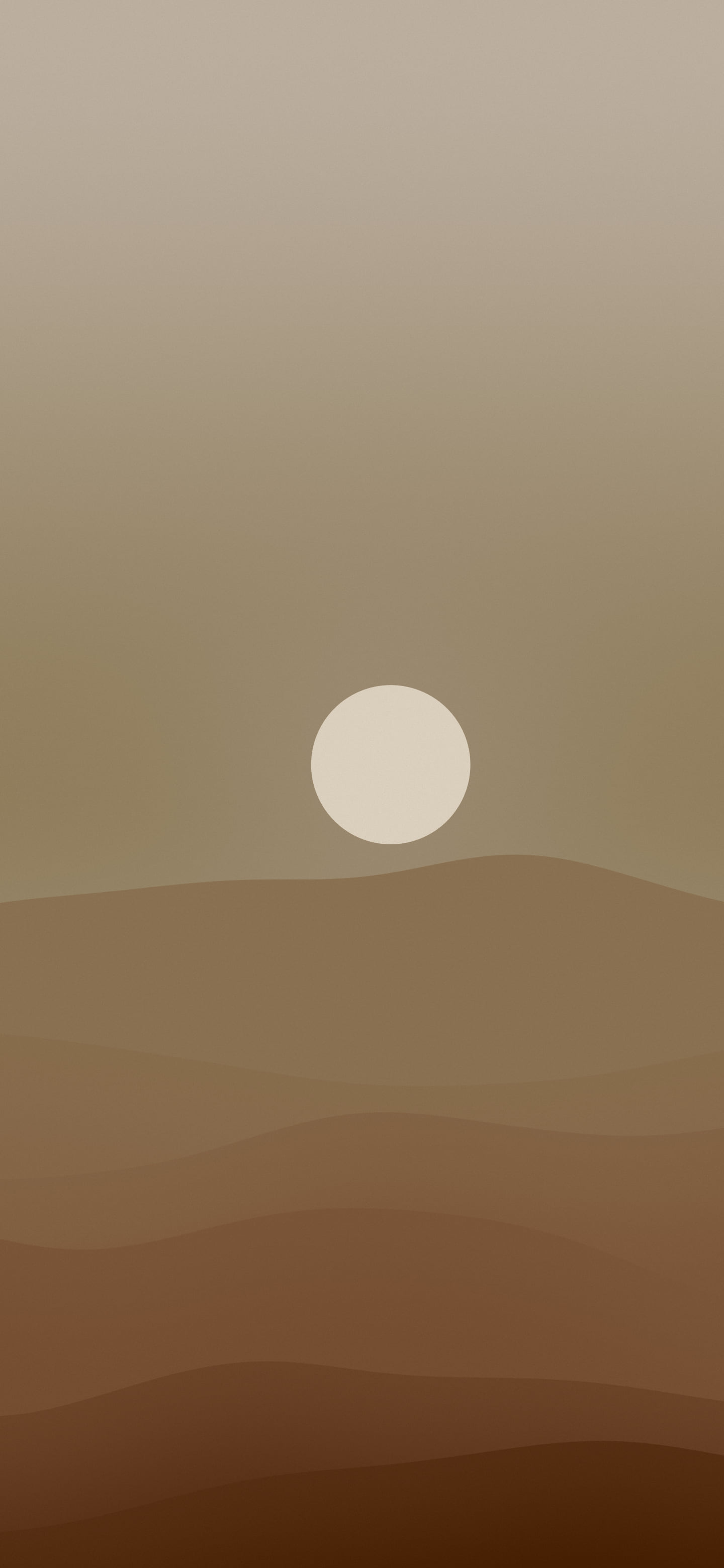 Brown Minimalist Desert Dunes wallpaper for iPhone and Android