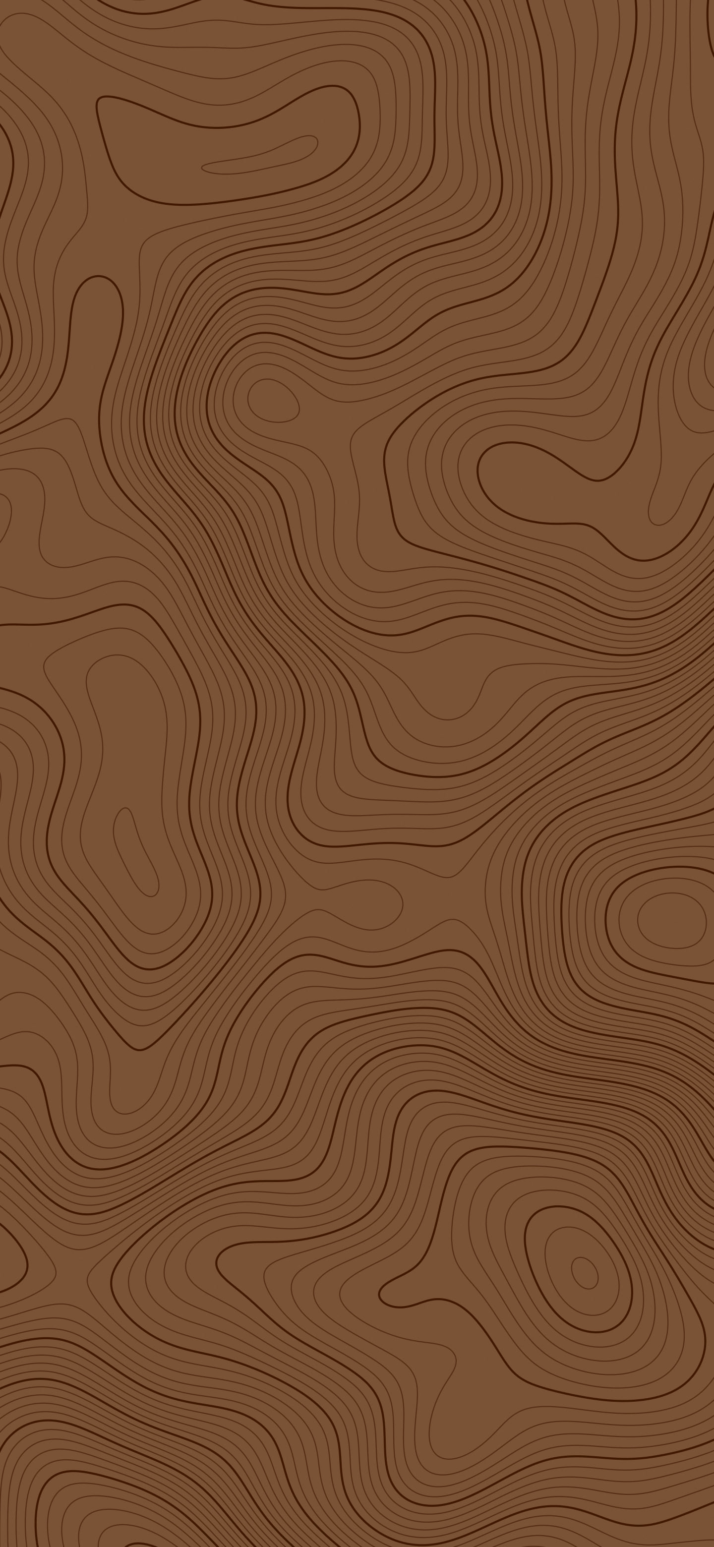 Brown Topographic Line wallpaper for iPhone and Android