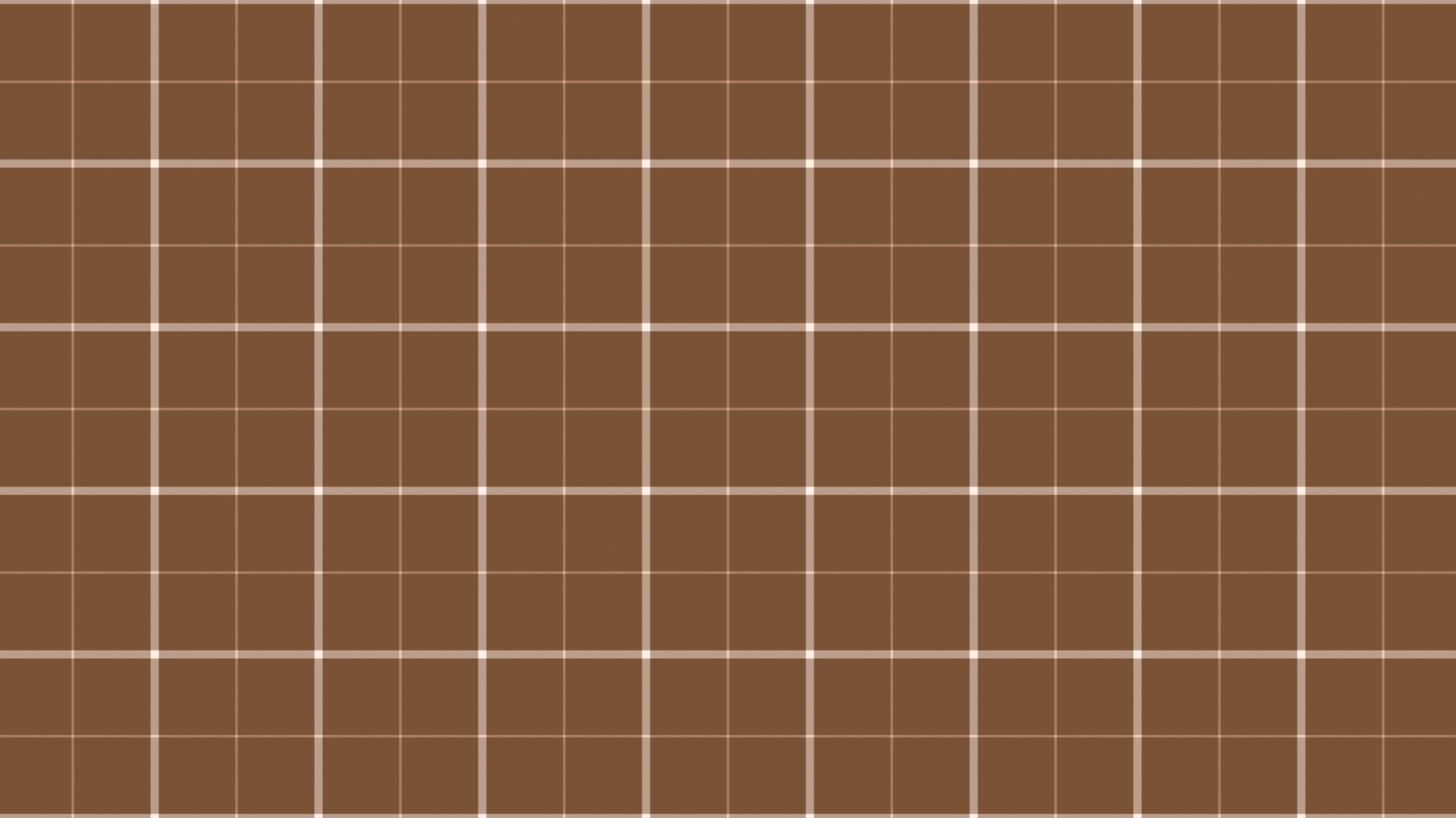 Brown Windowpane Plaid desktop wallpaper in 4K