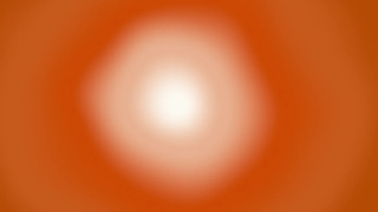 Burnt Orange and Cream Aura Gradient desktop wallpaper in 4K
