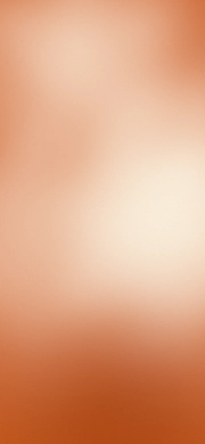 Burnt Orange and Cream Dreamy Aura Gradient wallpaper for iPhone and Android