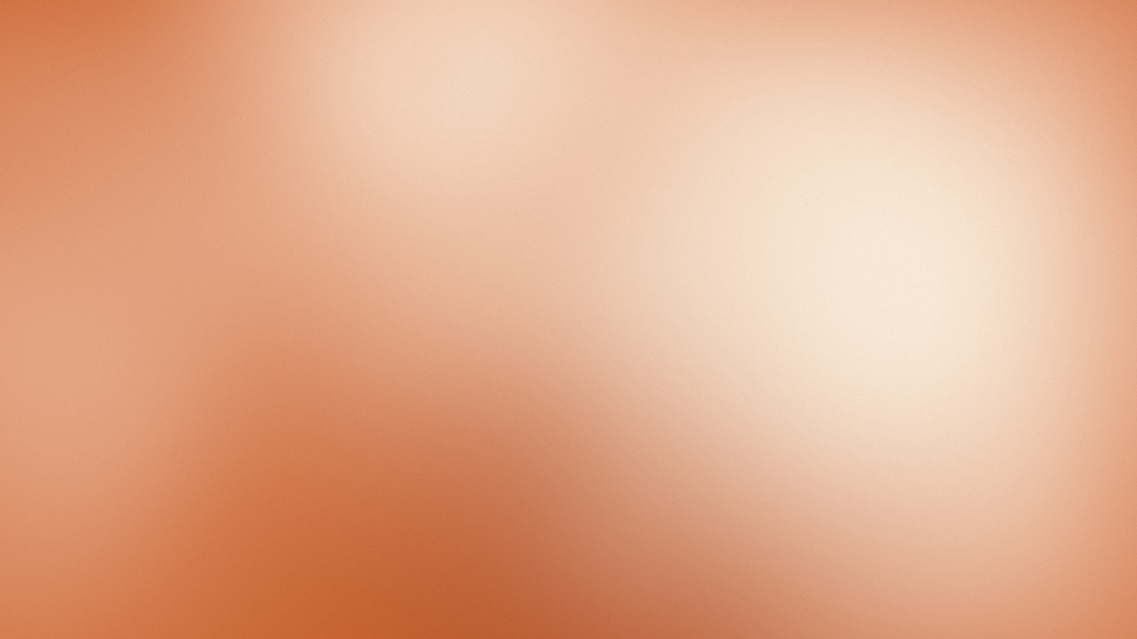 Burnt Orange and Cream Dreamy Aura Gradient desktop wallpaper in 4K