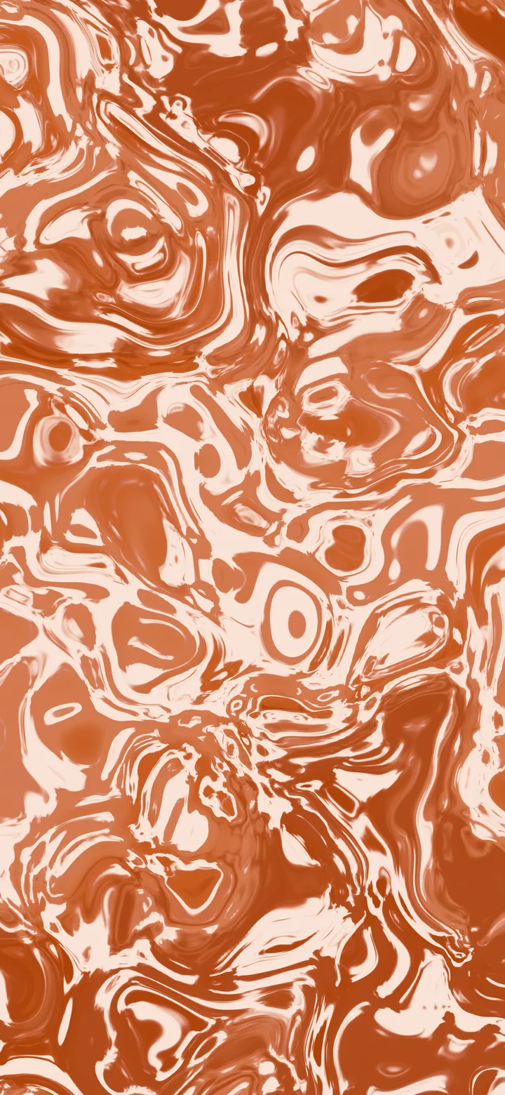 Burnt Orange and Cream Liquid Marble wallpaper for iPhone and Android