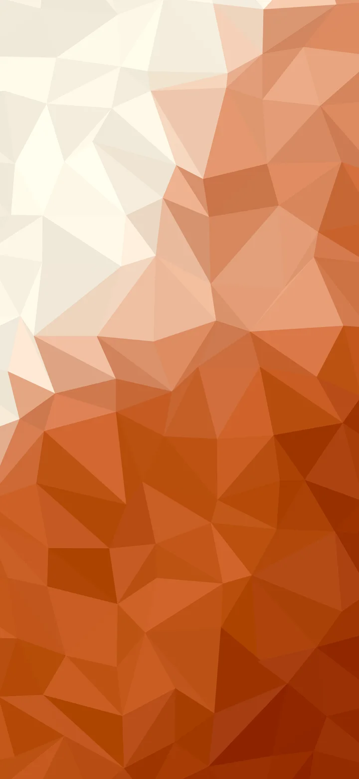 Burnt Orange and Cream Low Poly wallpaper for iPhone and Android