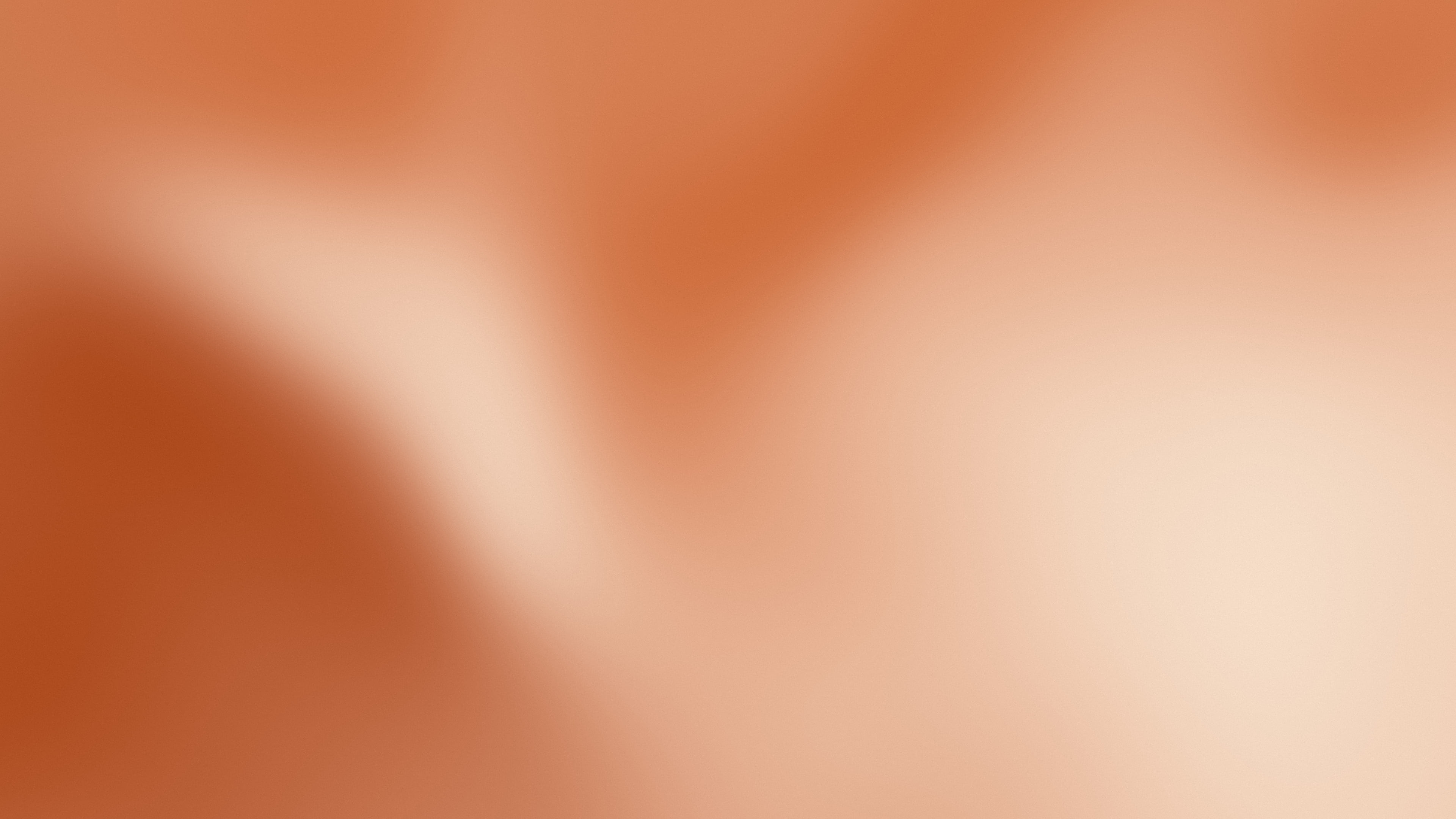 Burnt Orange and Cream Mesh Gradient desktop wallpaper in 4K
