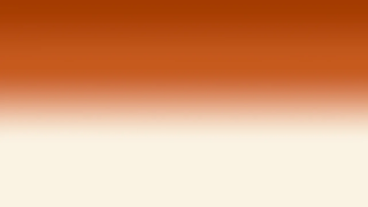 Burnt Orange and Cream Ombre Gradient desktop wallpaper in 4K