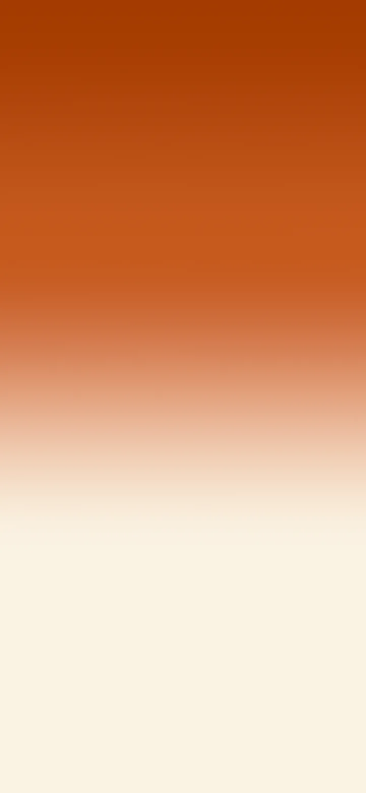 Burnt Orange and Cream Ombre Gradient wallpaper for iPhone and Android