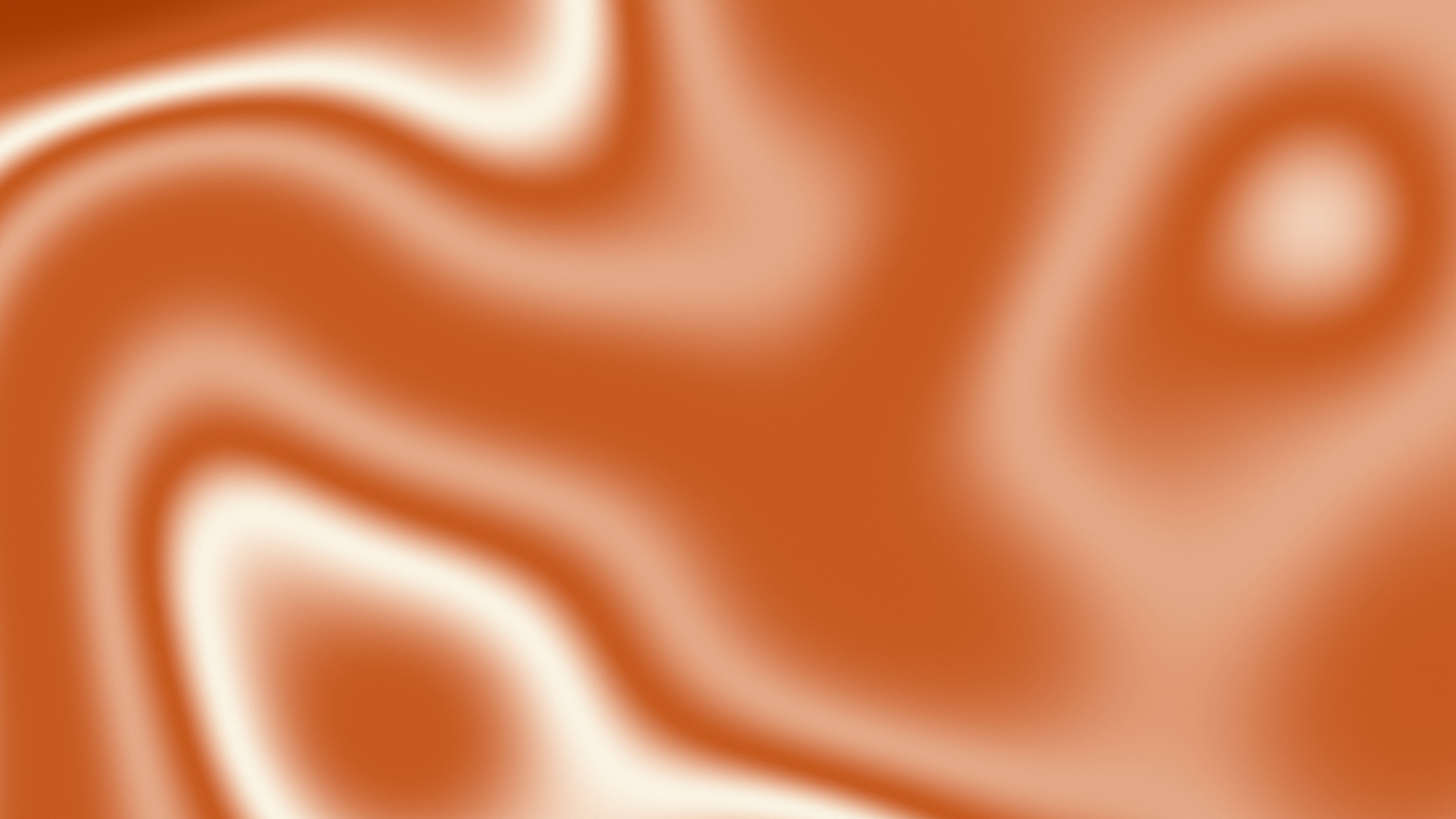 Burnt Orange and Cream Silky Gradient desktop wallpaper in 4K