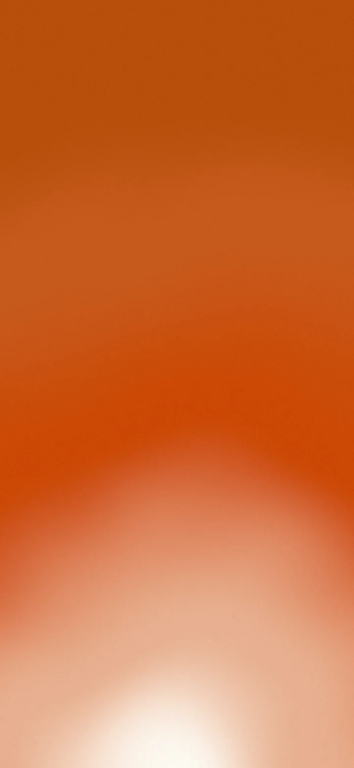 Burnt Orange and Cream Sunrise Aura Gradient wallpaper for iPhone and Android
