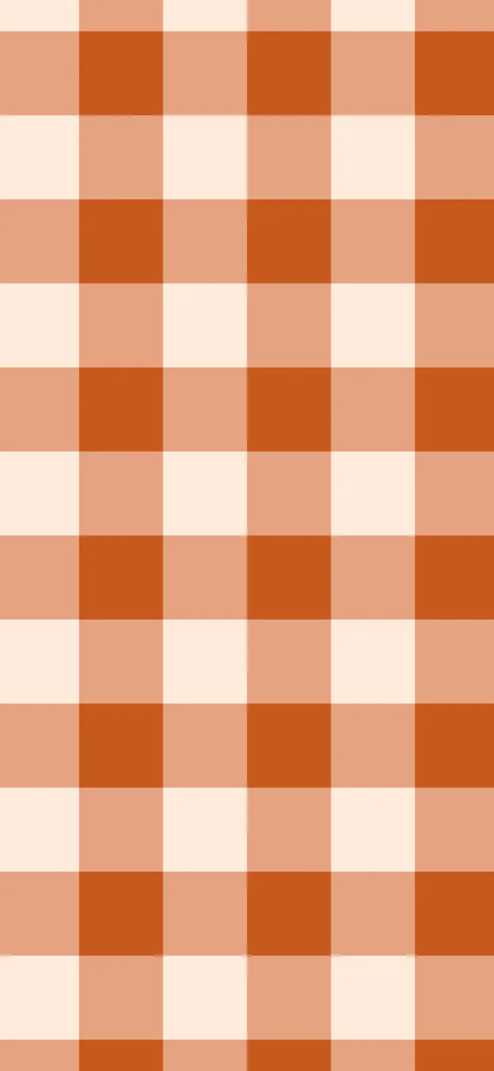 Burnt Orange Buffalo Check Plaid wallpaper for iPhone and Android