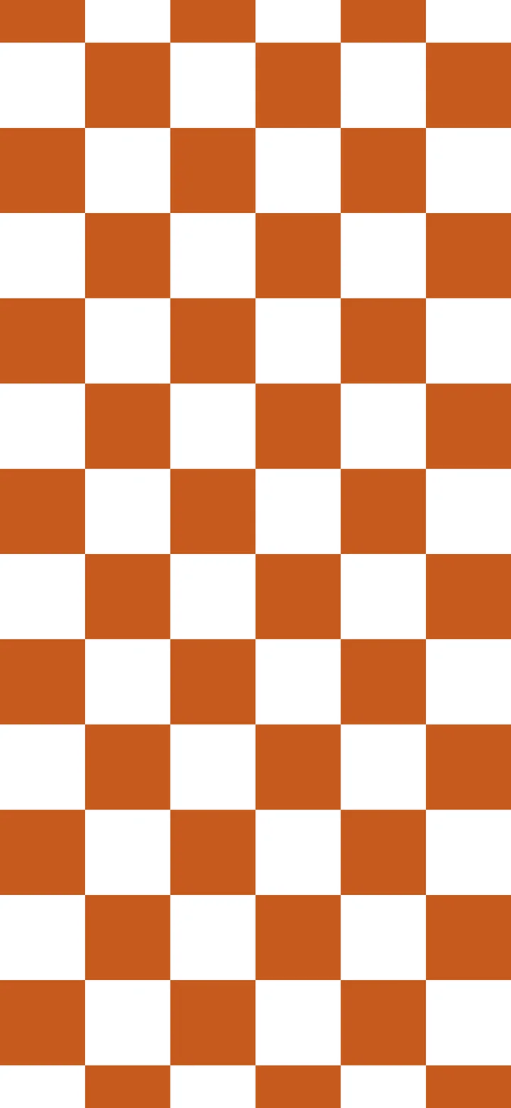 Burnt Orange Checkered wallpaper for iPhone and Android