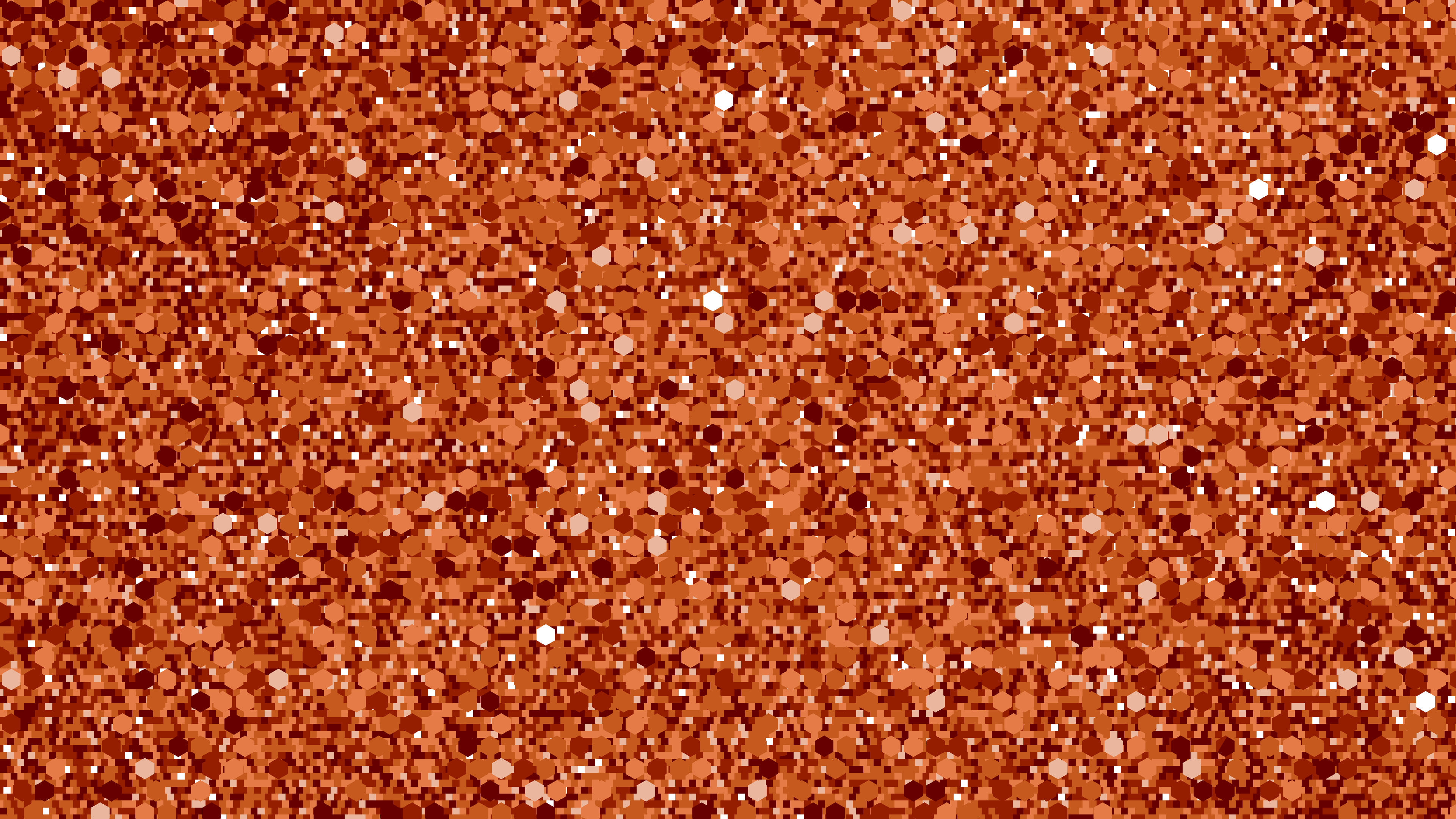 Burnt Orange Chunky Glitter desktop wallpaper in 4K