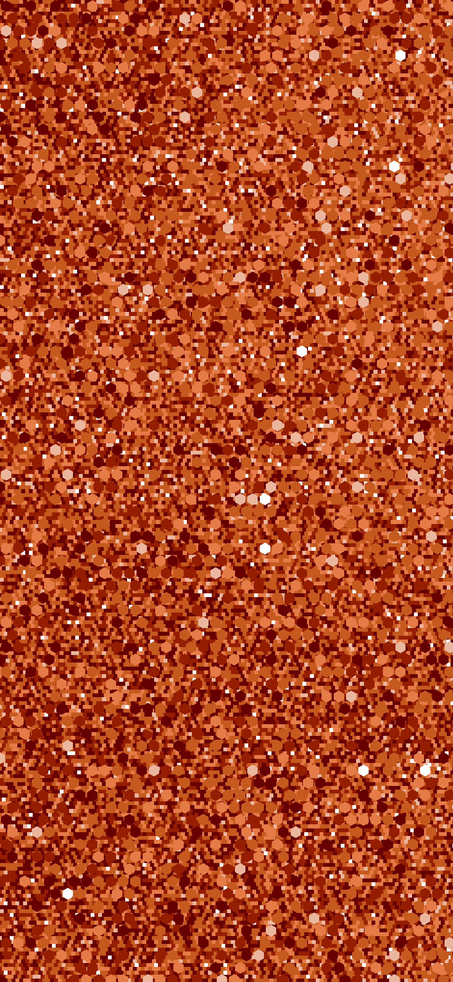 Burnt Orange Chunky Glitter wallpaper for iPhone and Android