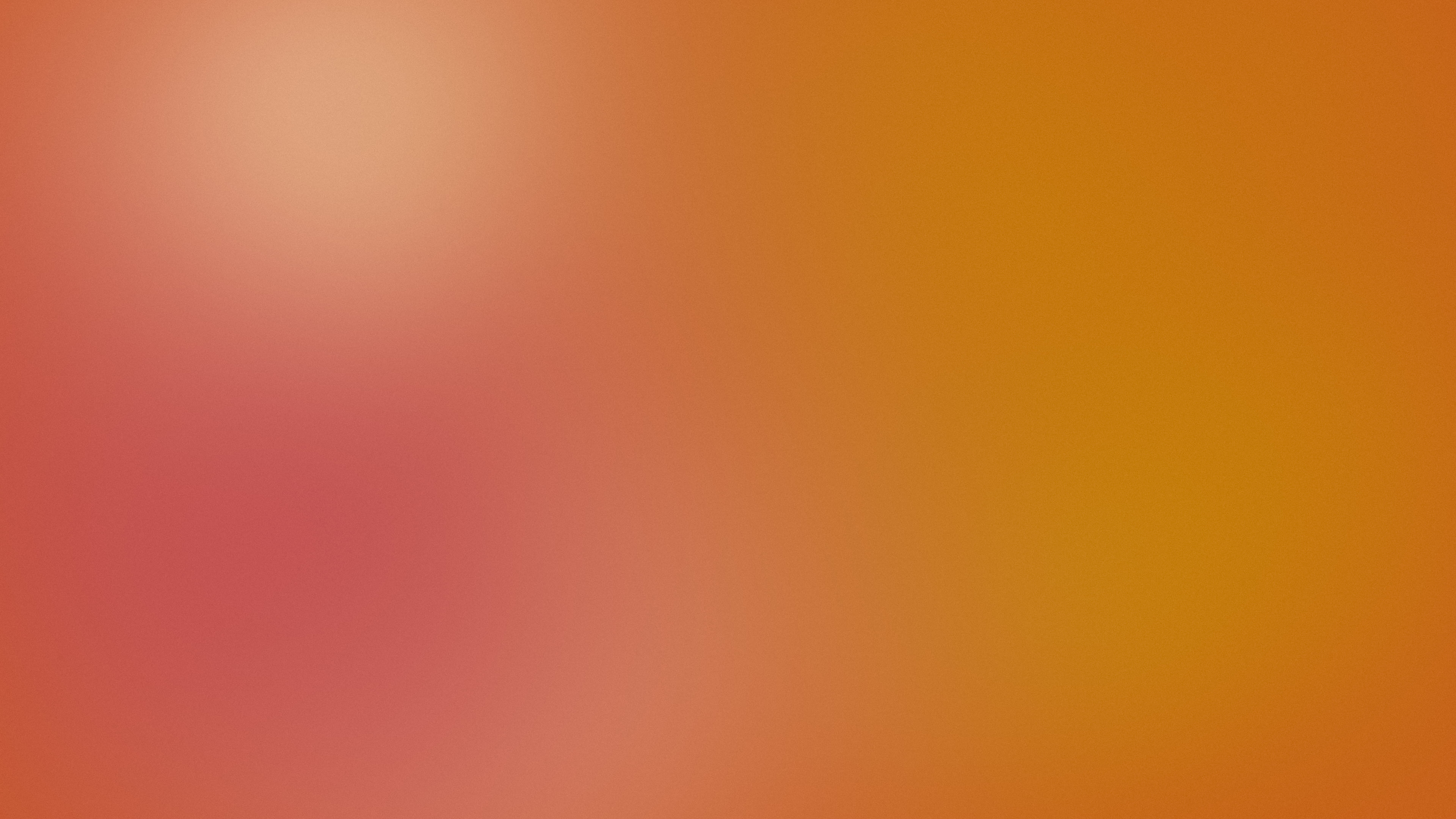 Burnt Orange Dreamy Aura Gradient desktop wallpaper in 4K