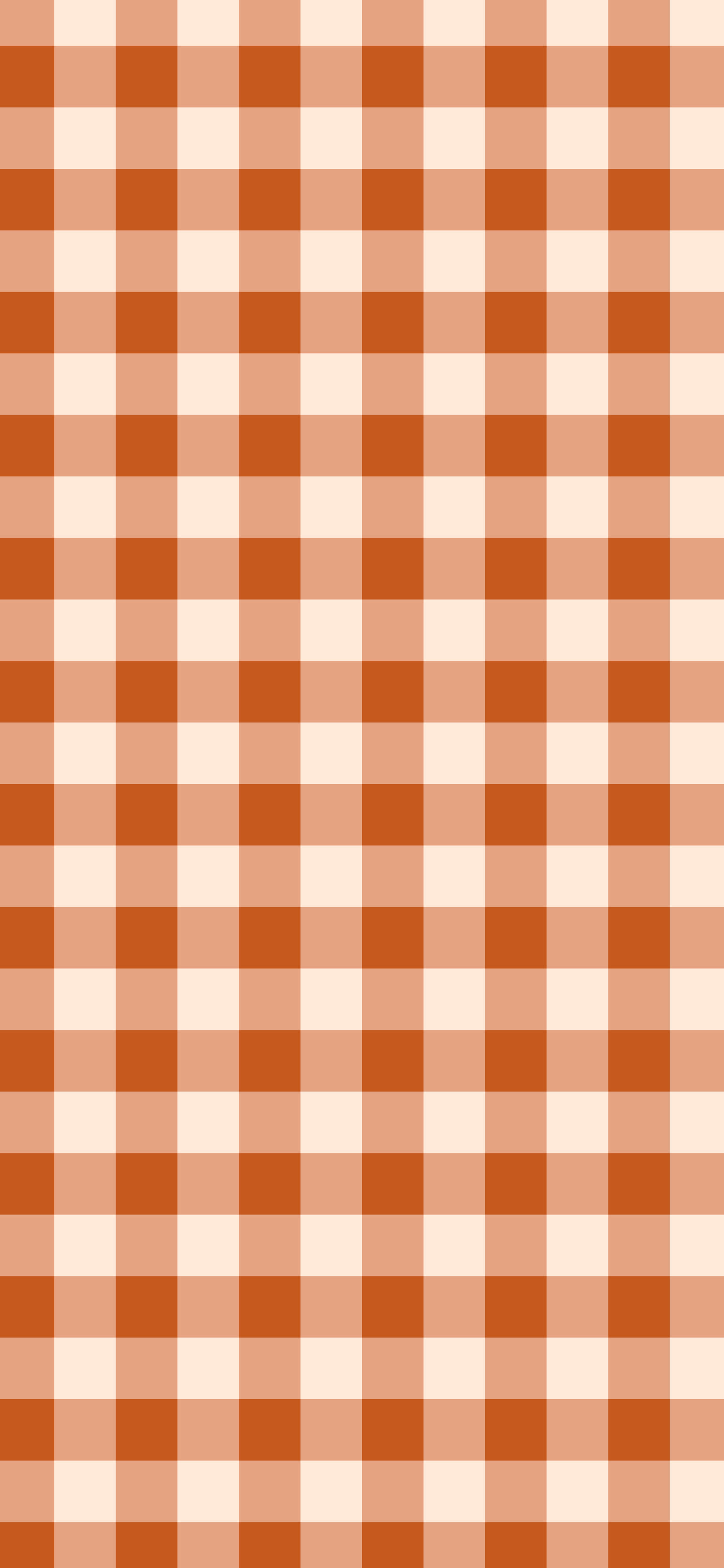 Burnt Orange Gingham wallpaper for iPhone and Android