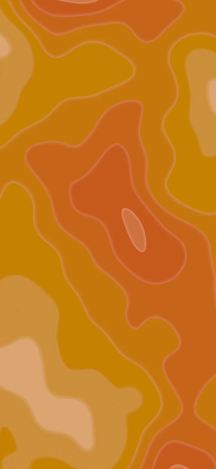 Burnt Orange Layered Topographic wallpaper for iPhone and Android
