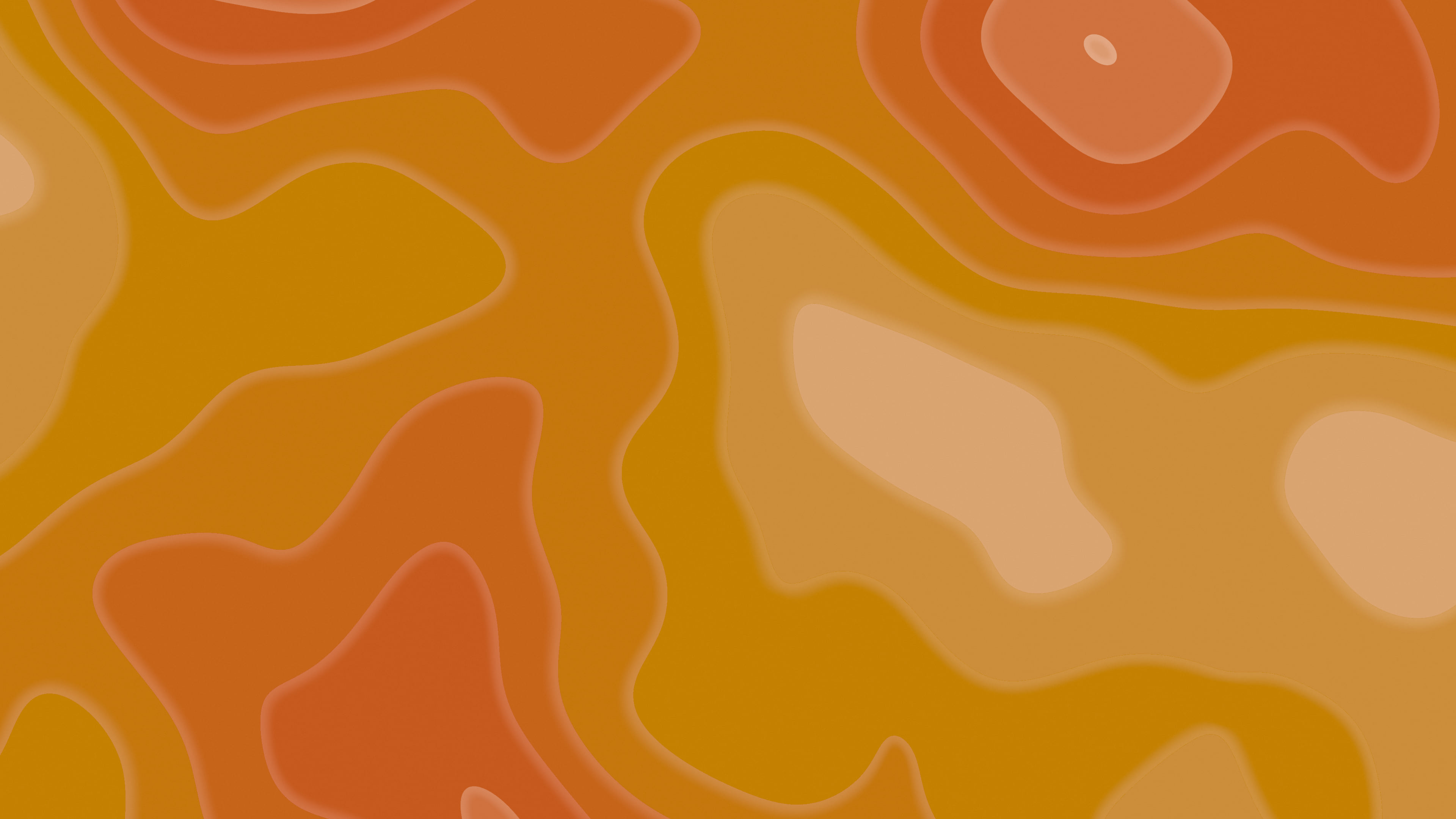 Burnt Orange Layered Topographic desktop wallpaper in 4K