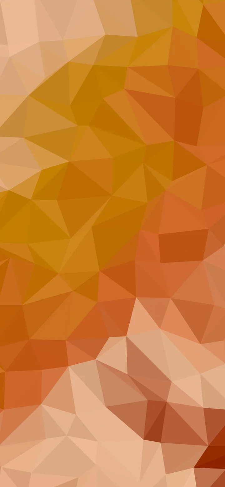 Burnt Orange Low Poly wallpaper for iPhone and Android