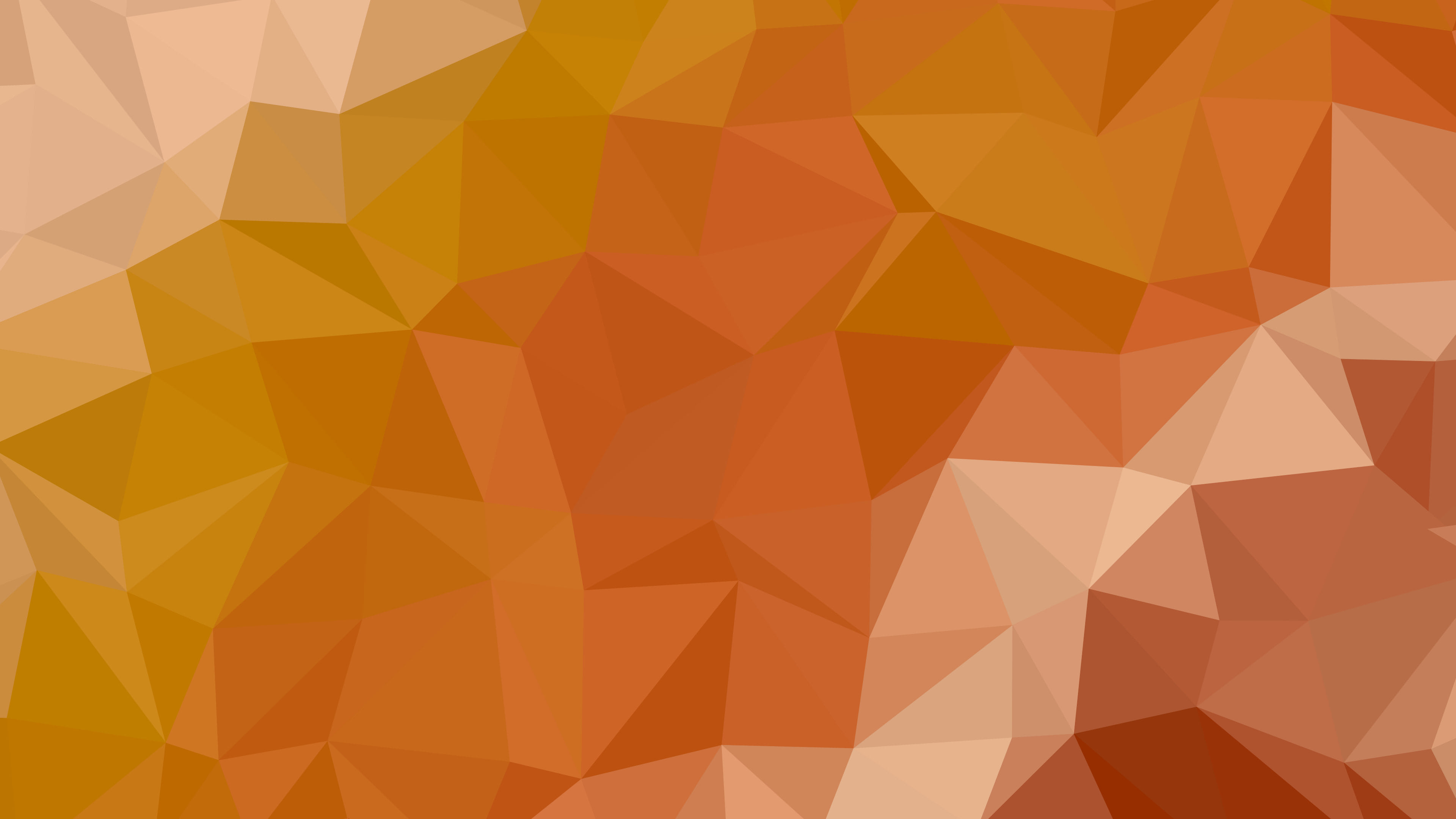 Burnt Orange Low Poly desktop wallpaper in 4K