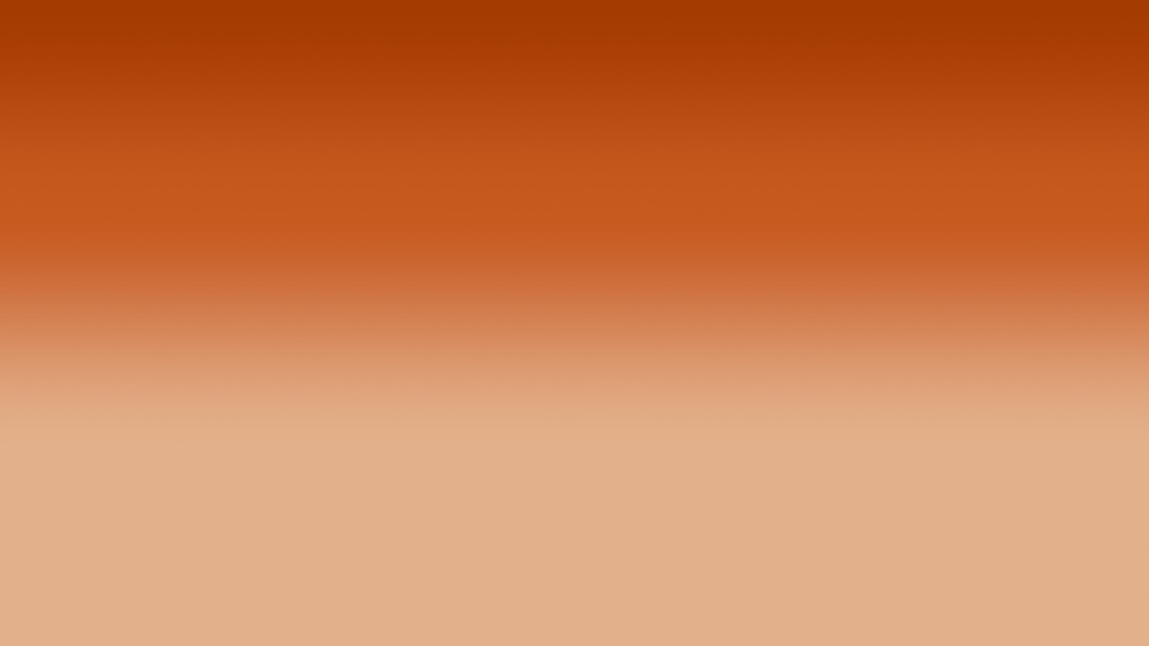 Burnt Orange Ombre Gradient desktop wallpaper in 4K
