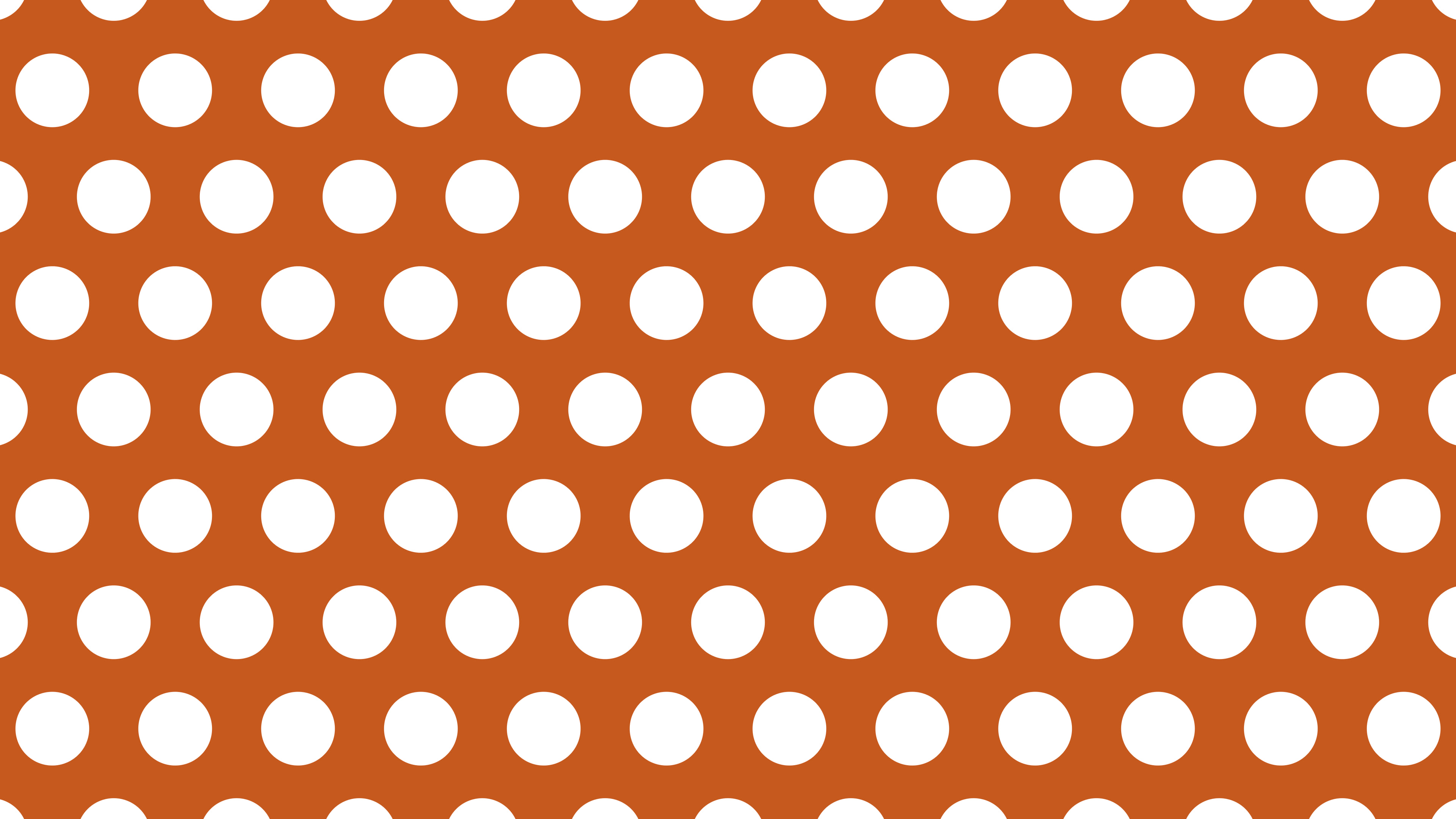 Burnt Orange Polka Dot desktop wallpaper in 4K