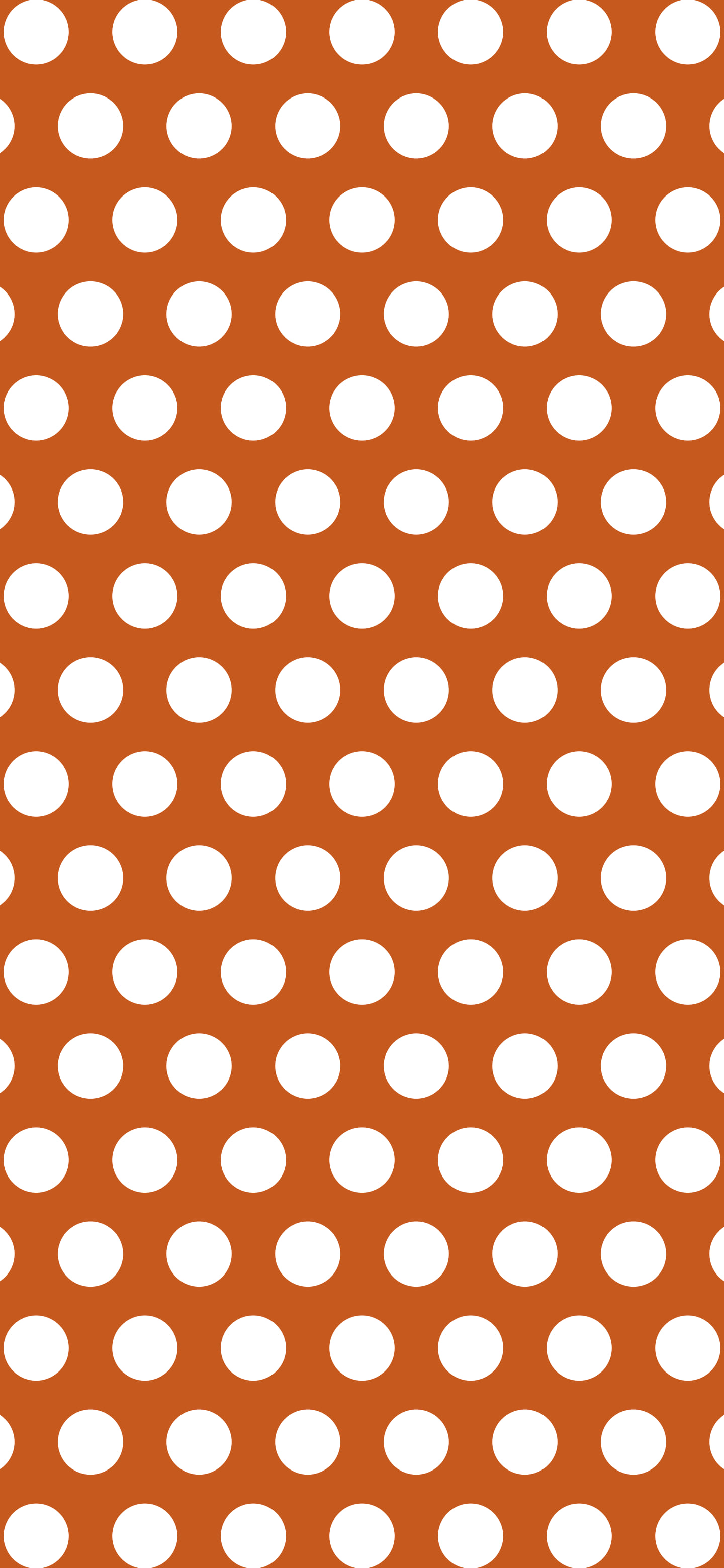 Burnt Orange Polka Dot wallpaper for iPhone and Android