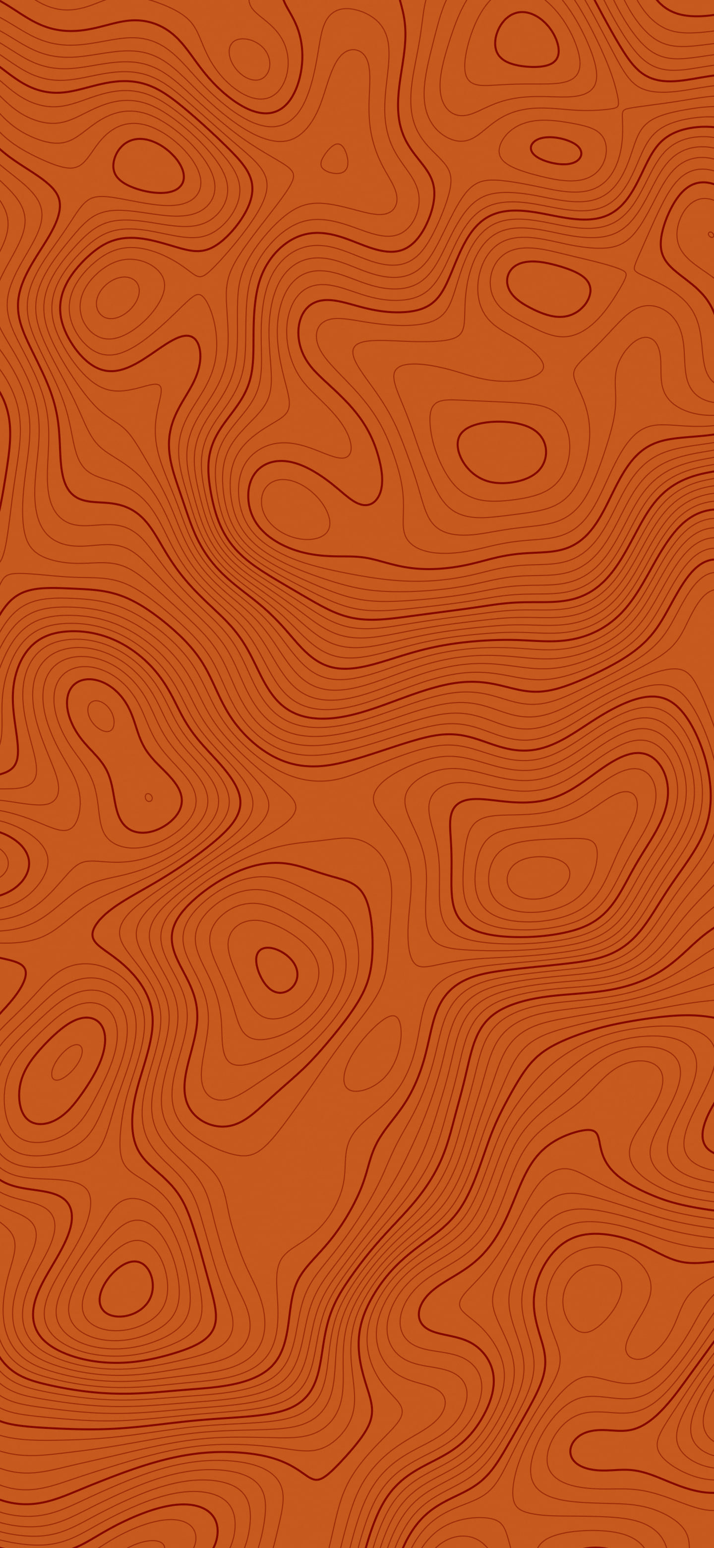 Burnt Orange Topographic Line wallpaper for iPhone and Android