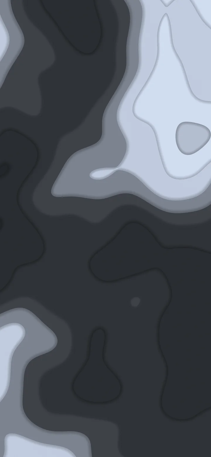 Charcoal and Ivory Layered Topographic wallpaper for iPhone and Android