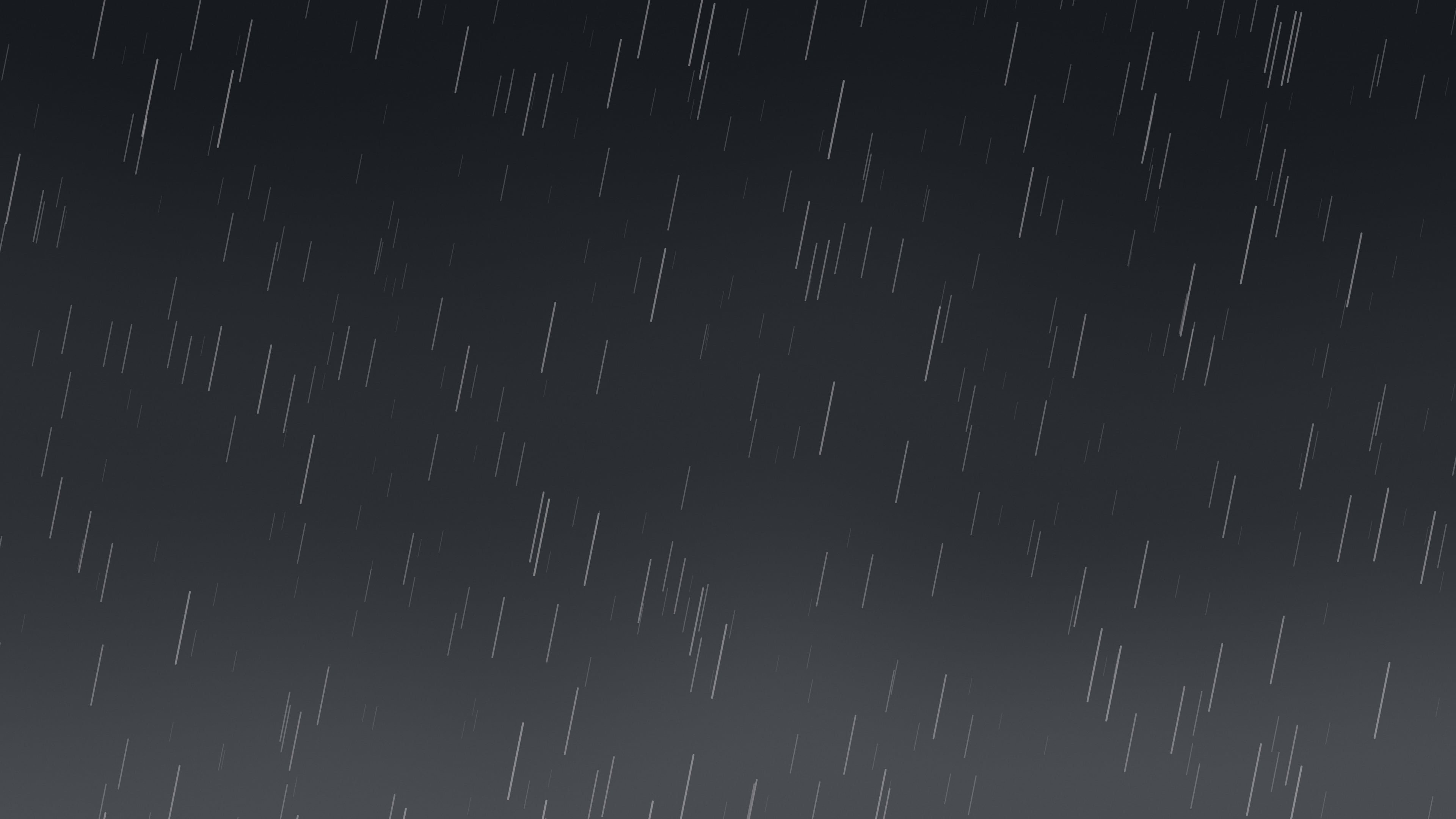 Charcoal Falling Rain desktop wallpaper in 4K