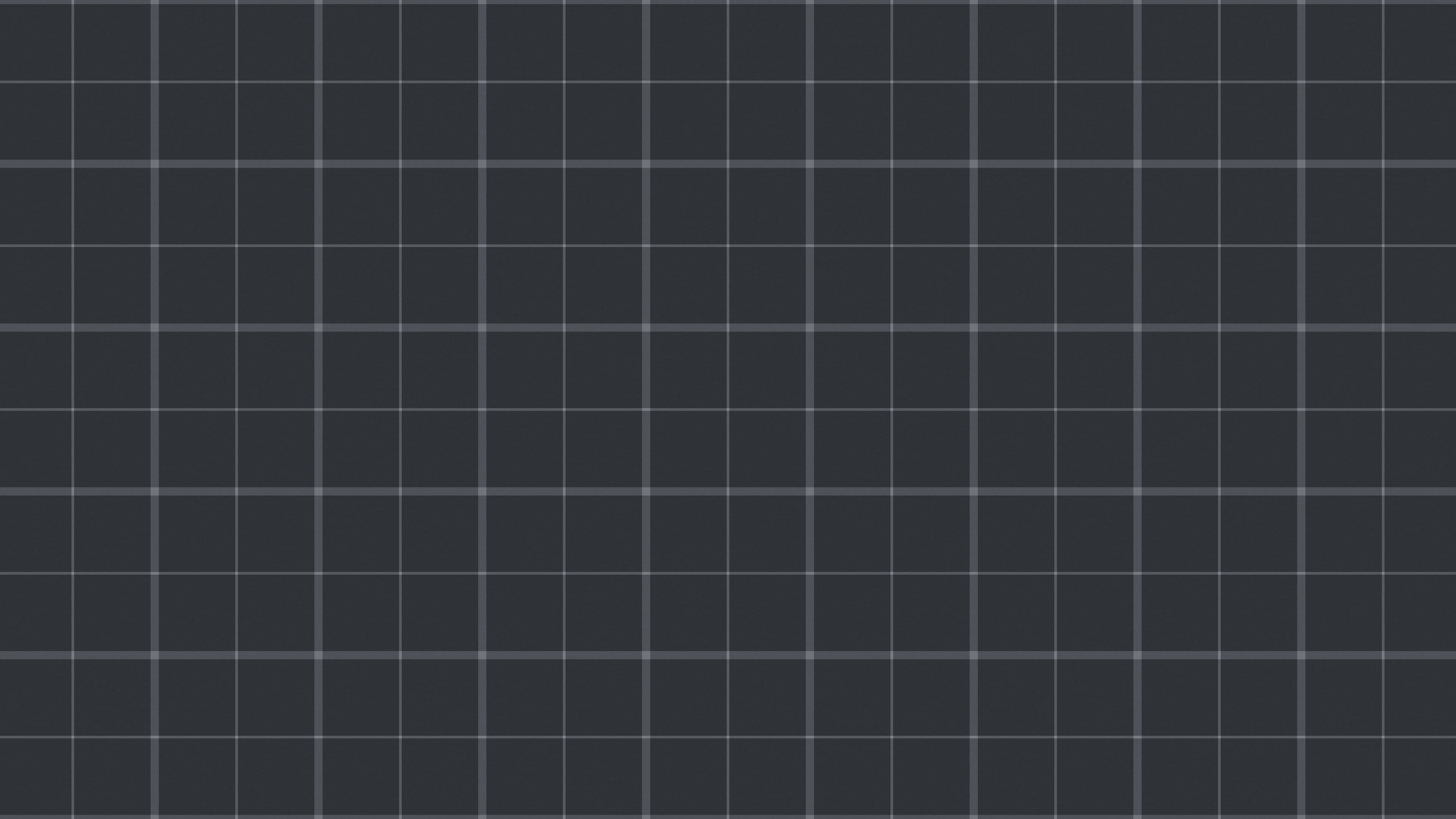Charcoal Windowpane Plaid desktop wallpaper in 4K