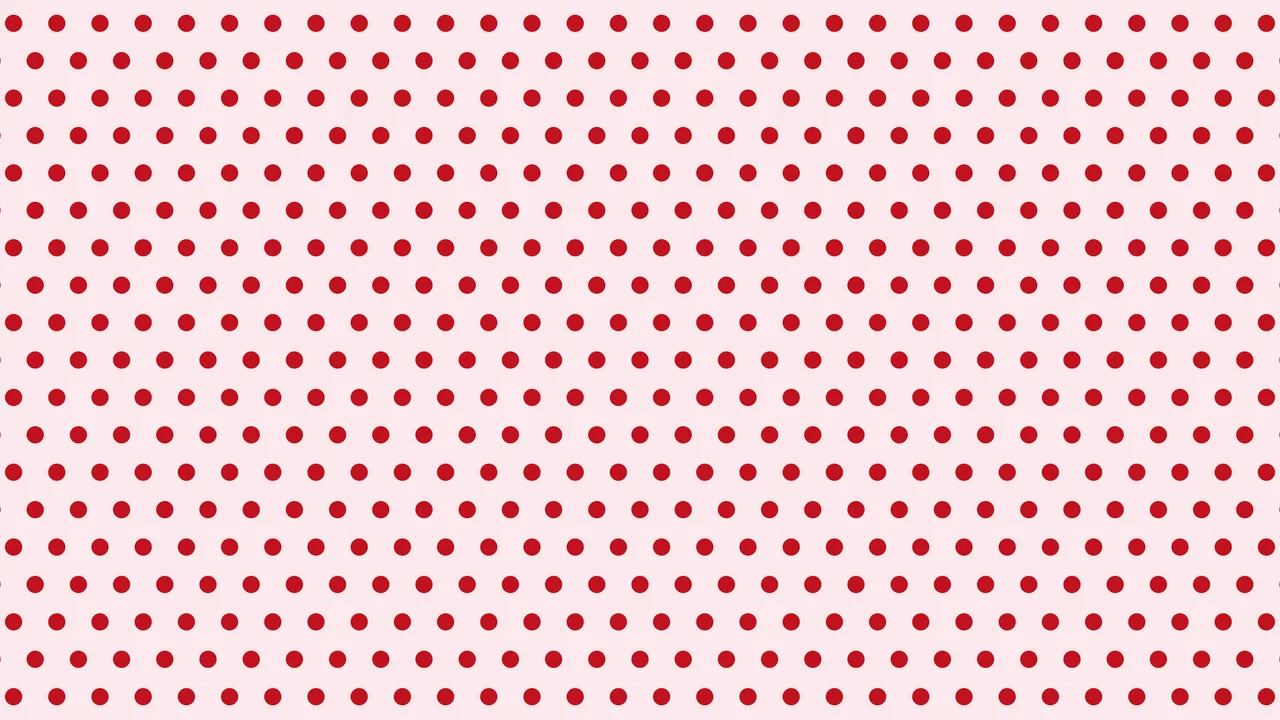 Cherry Red Mini Polka Dot desktop wallpaper in 4K