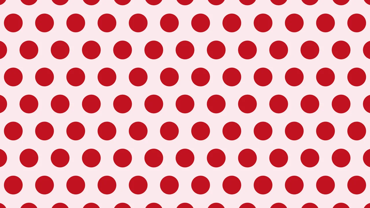 Cherry Red Polka Dot desktop wallpaper in 4K
