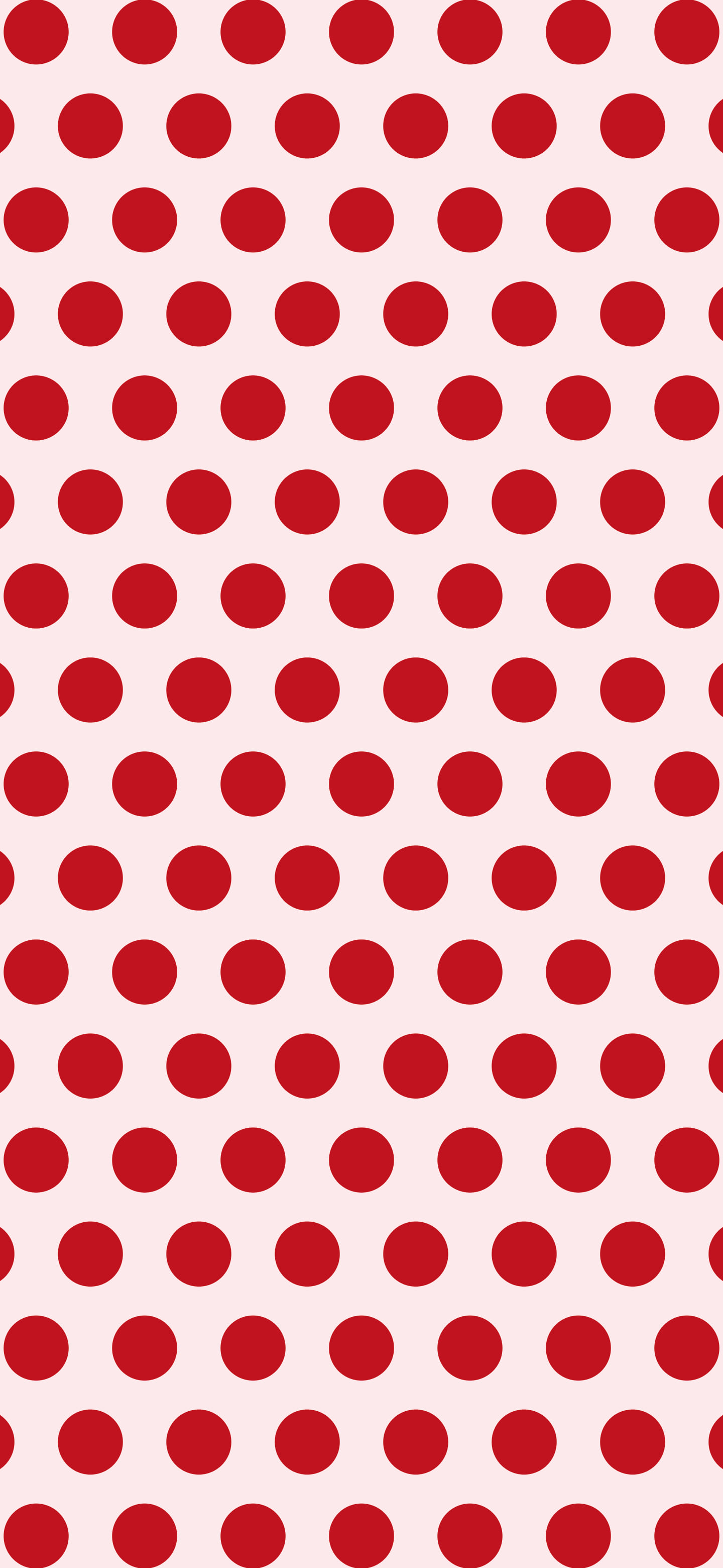 Cherry Red Polka Dot wallpaper for iPhone and Android
