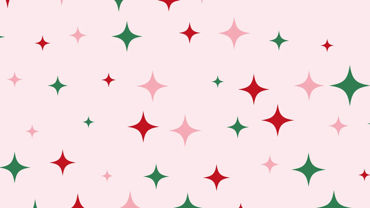 Cherry Red Sparkle Pattern desktop wallpaper in 4K