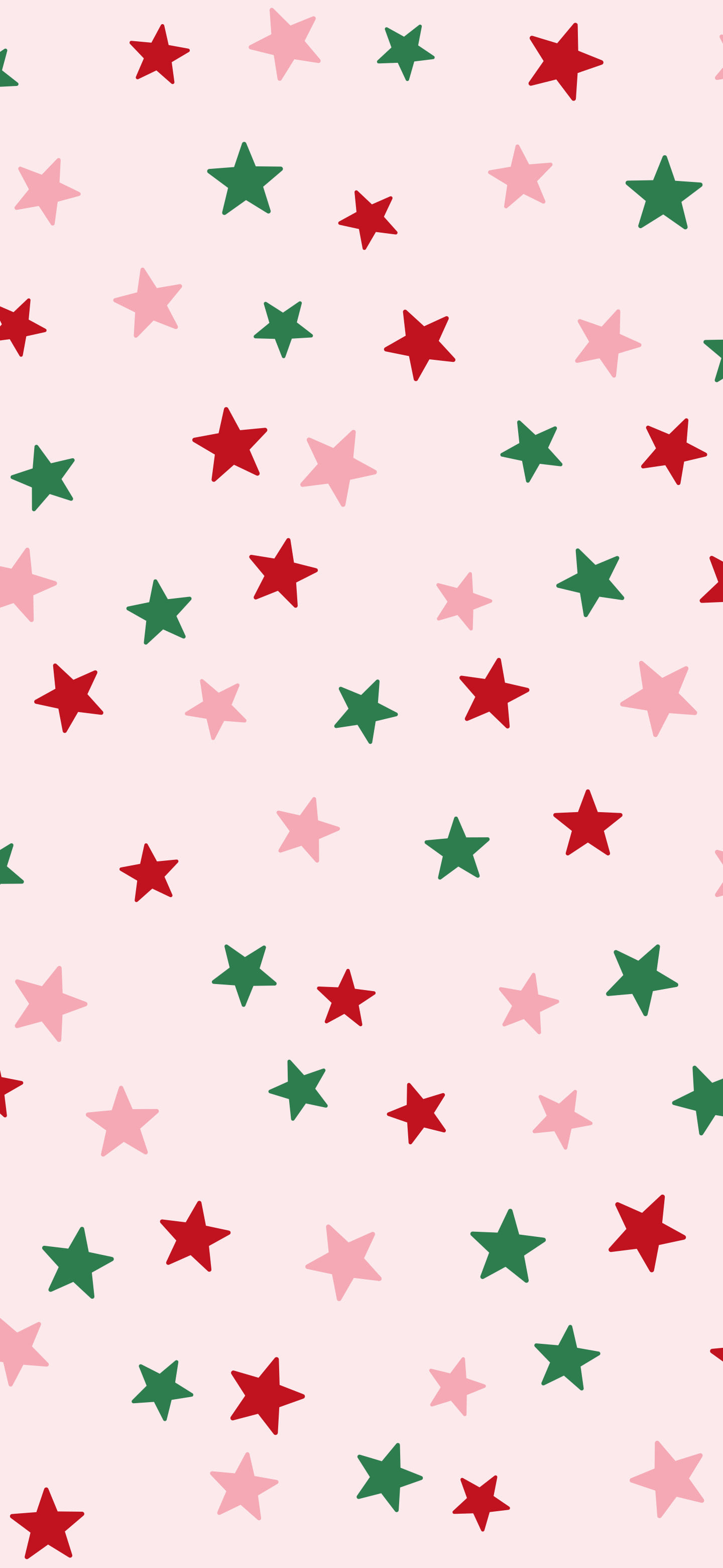 Cherry Red Star Pattern wallpaper for iPhone and Android
