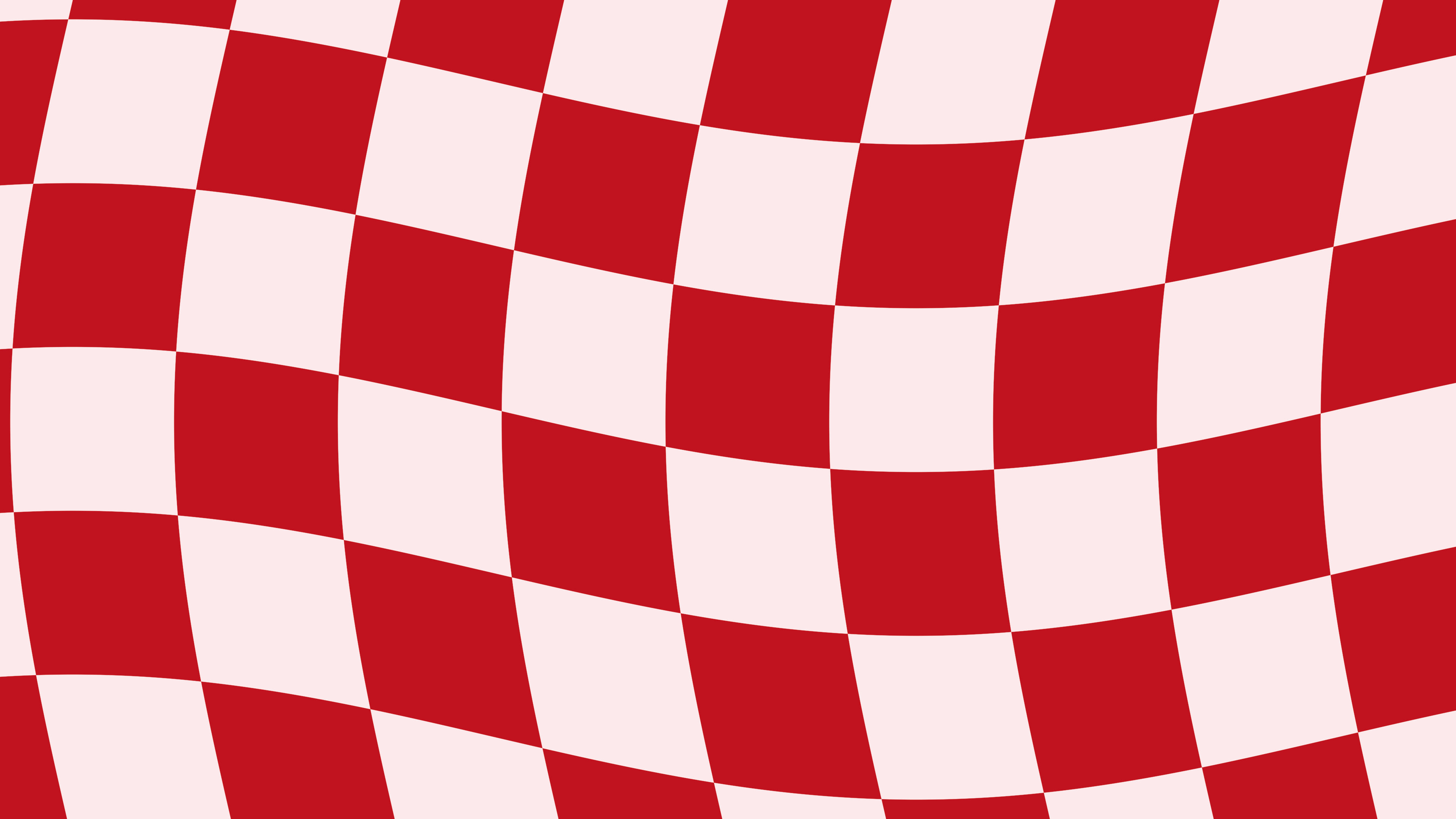 Cherry Red Wavy Checkered desktop wallpaper in 4K